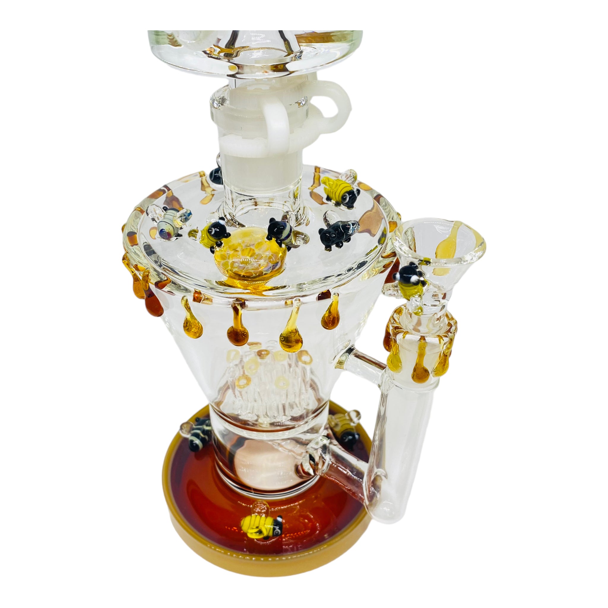 Cute and Girly bong mini Beehive Bong With Glycerin Freeze Coil Top for sale