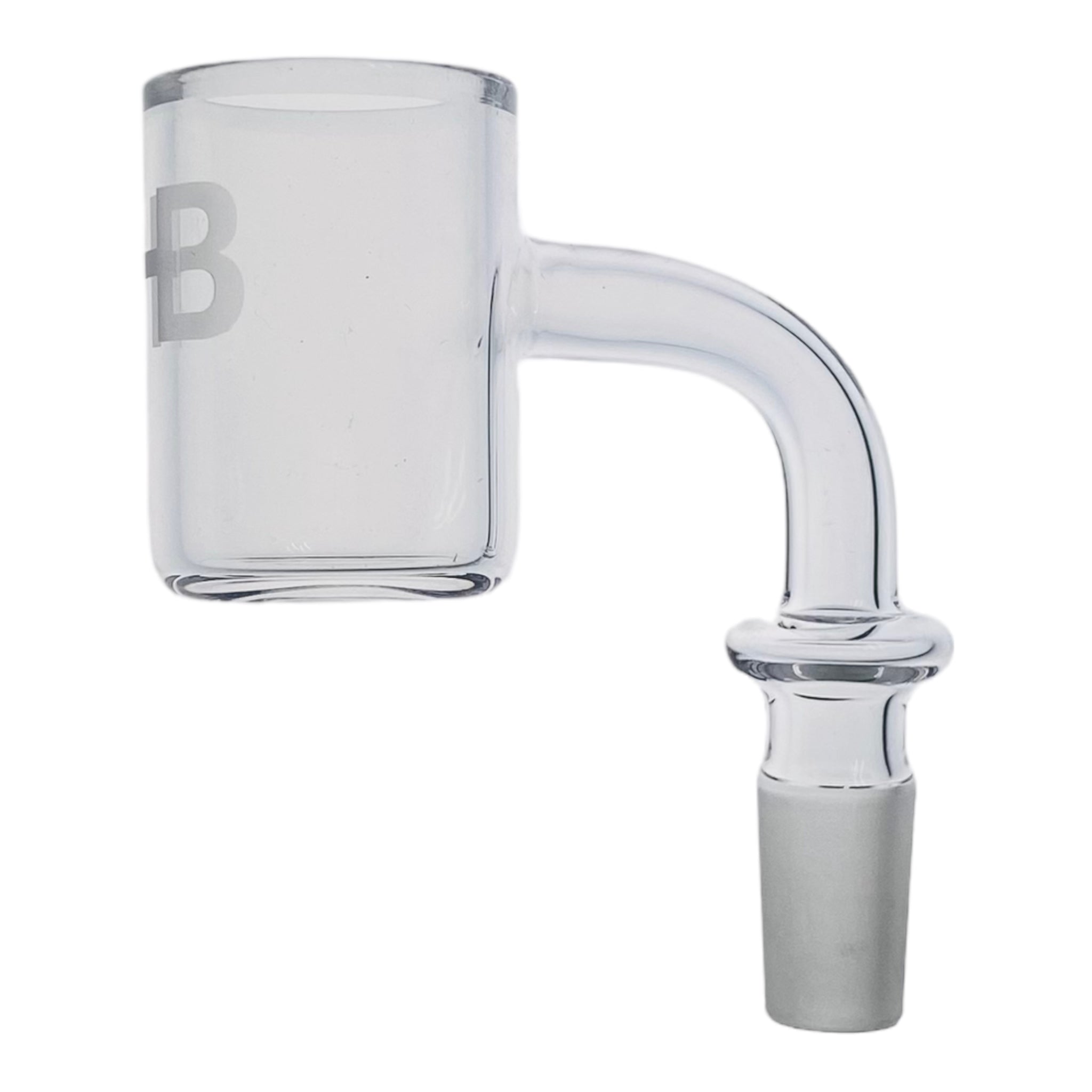 Joel Halen Glass - 14mm Male Flat Top 30mm Wide Honey Bucket Quartz Banger