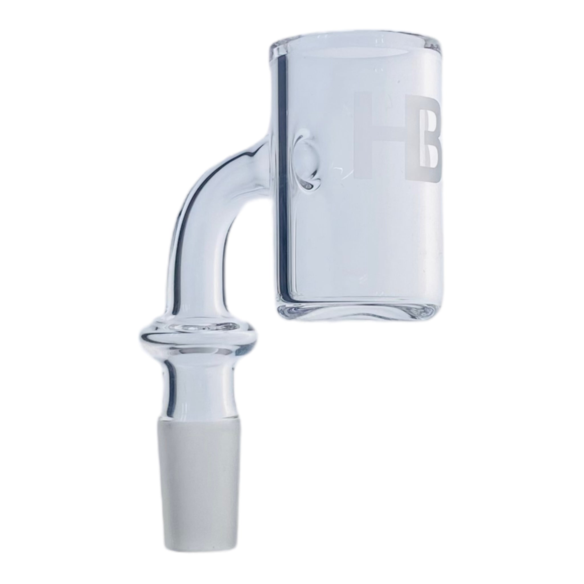 Joel Halen Glass - 14mm Male Flat Top 25mm Wide Honey Bucket Quartz Banger