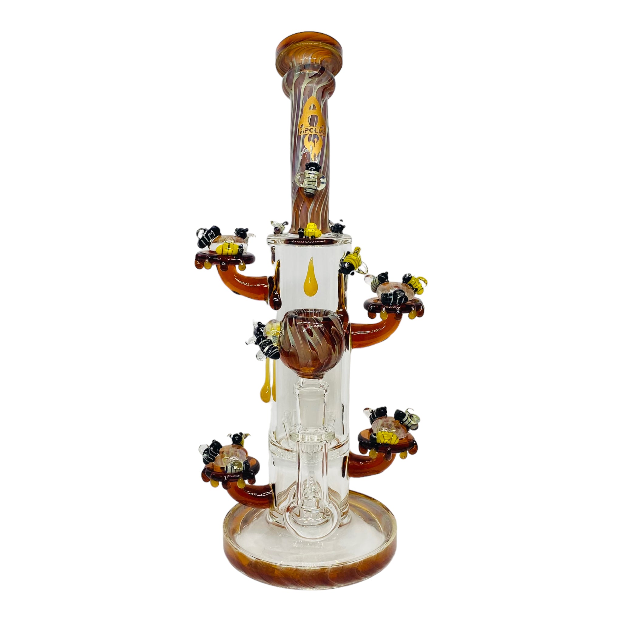 Cute and Girly bong small Beehive Bong With Glycerin Freeze Coil Top for sale