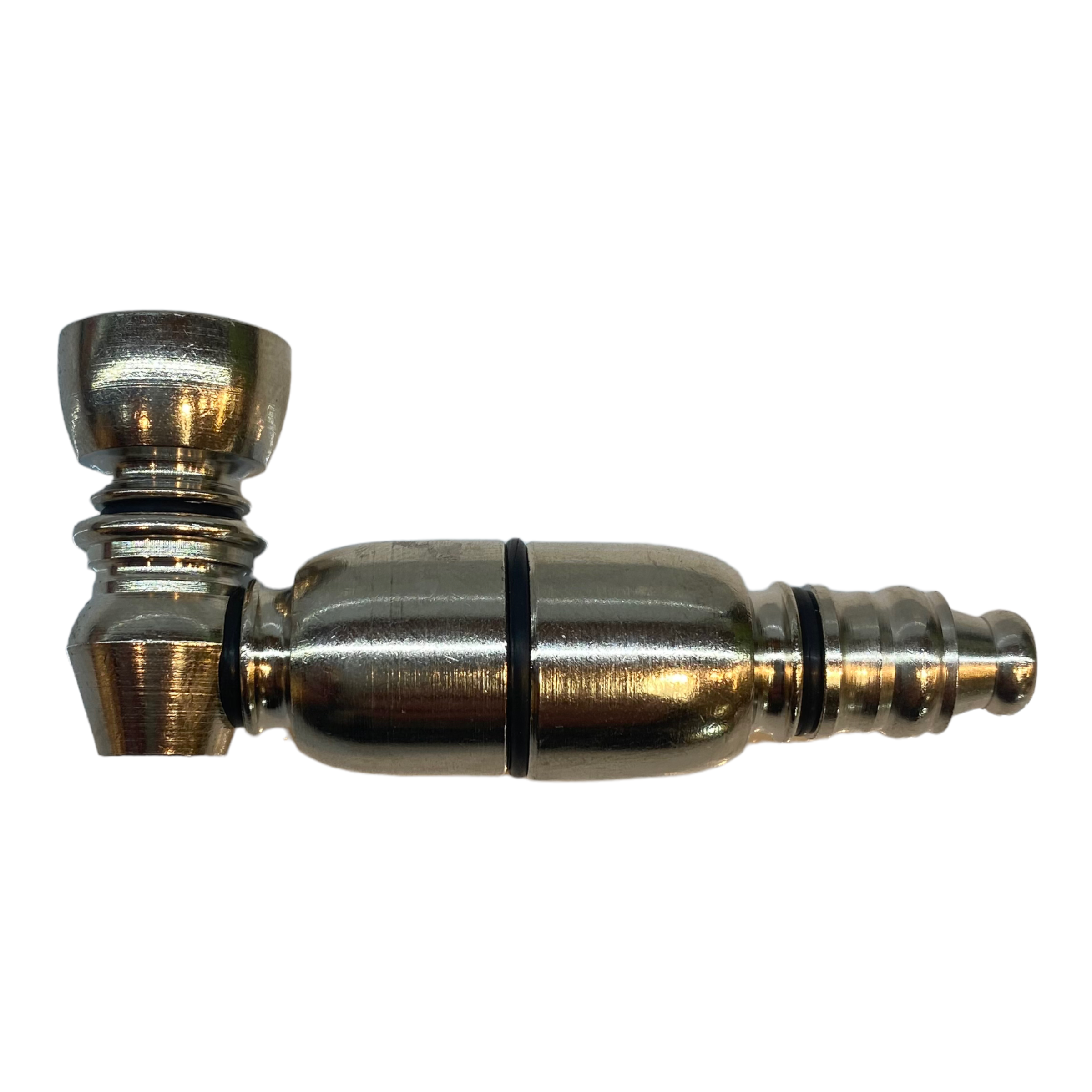 basic Anodized Zinc Aluminum Large Chamber Hand Pipe