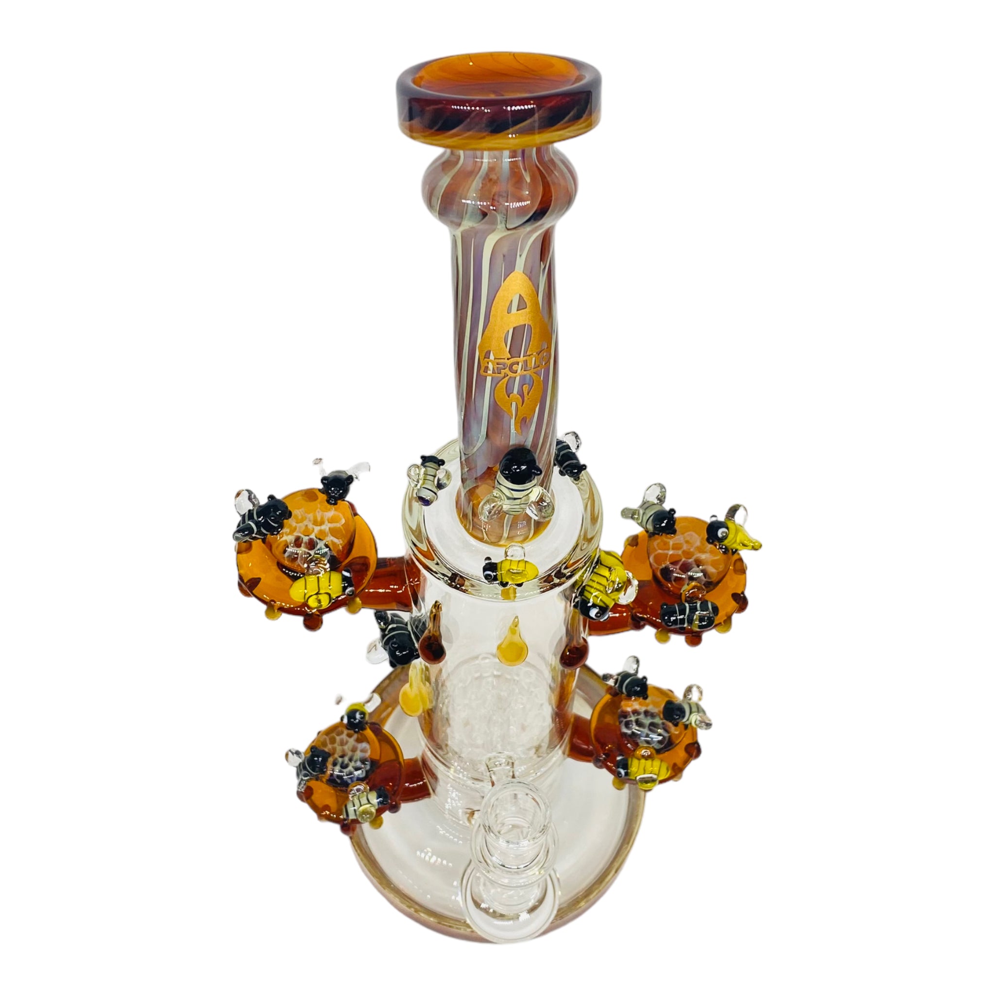 Cute and Girly bong small Beehive Bong With Glycerin Freeze Coil Top for sale