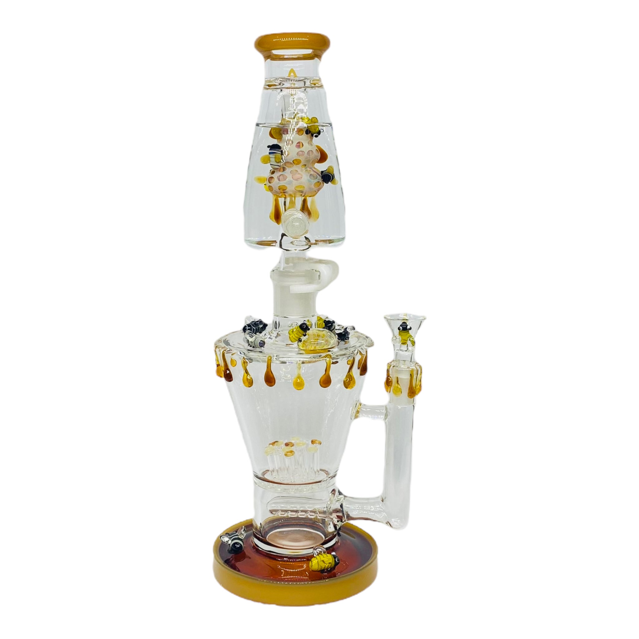 Cute and Girly bong mini Beehive Bong With Glycerin Freeze Coil Top for sale