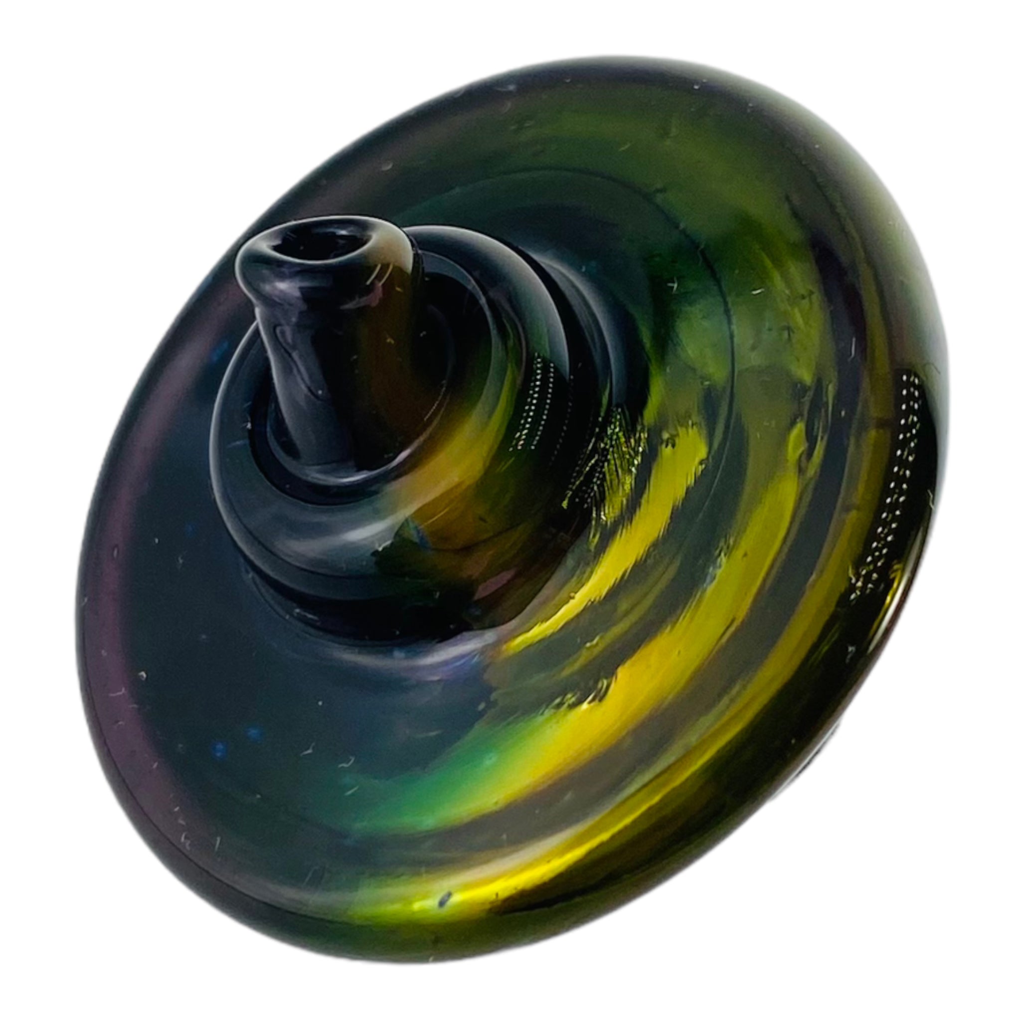 William B Glass - Space Fume Air Spinner Glass Carb Cab