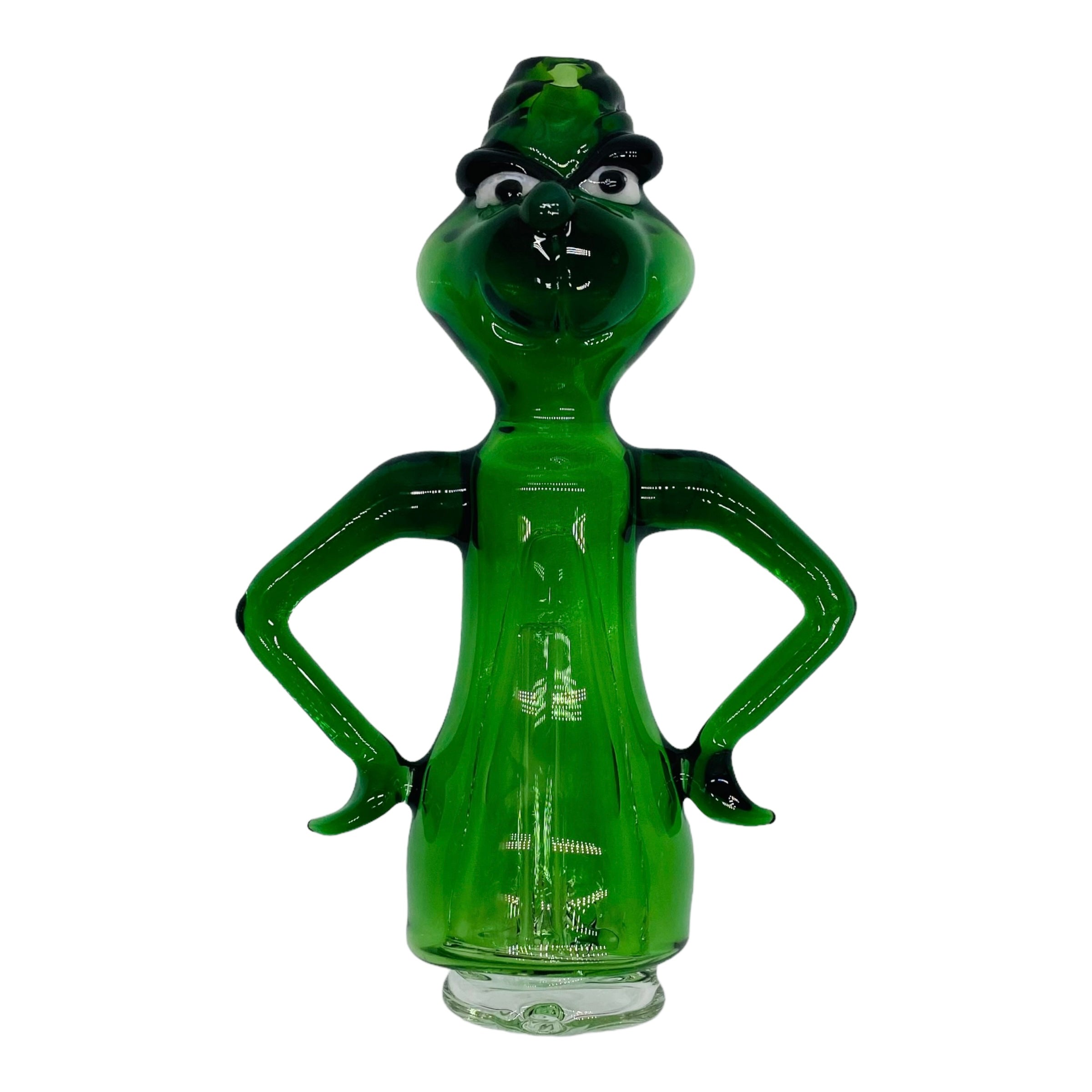 Daniel's Glass Art Custom Sculpted The Grinch Glass Attachment For Puffco Peak Original And Pro