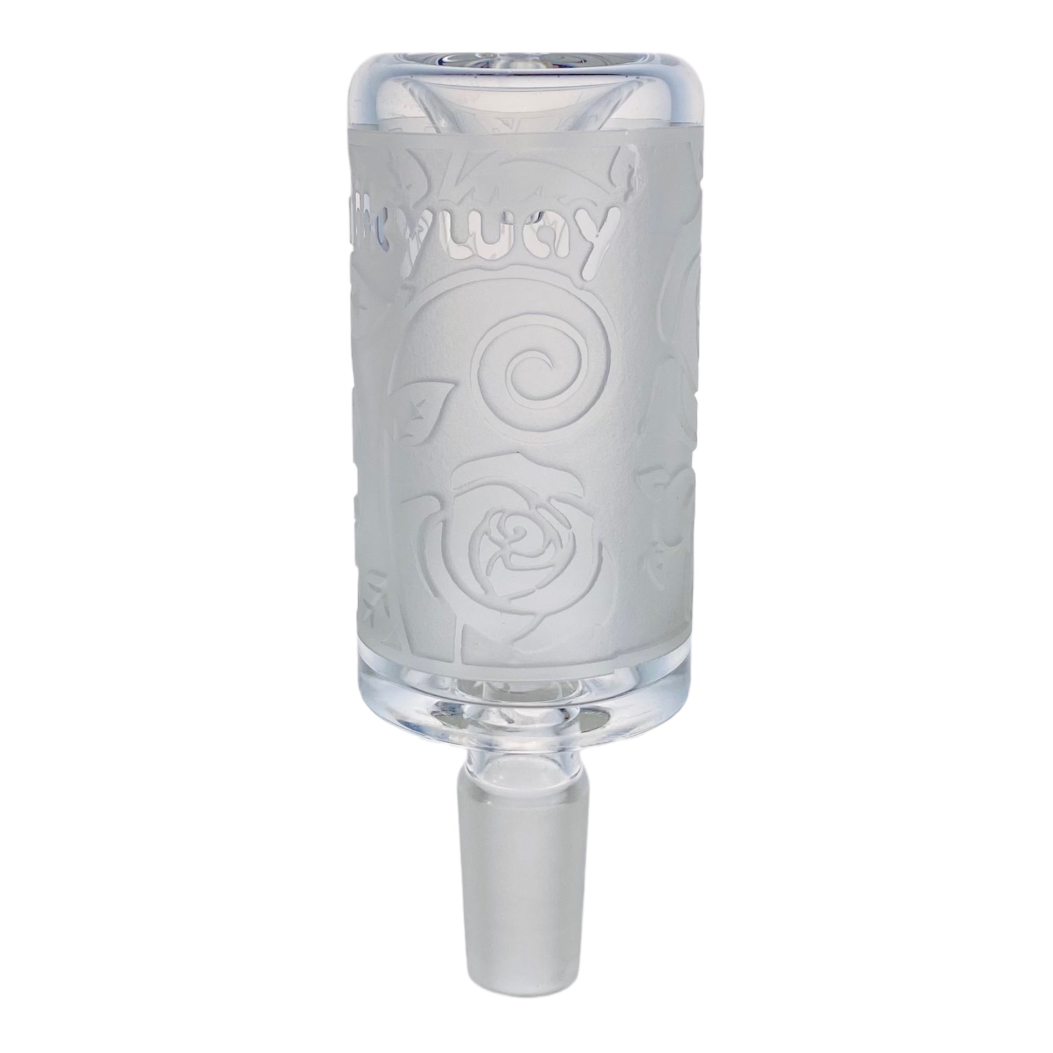 best sandblasted bowl piece for bongs made by milkyway glass