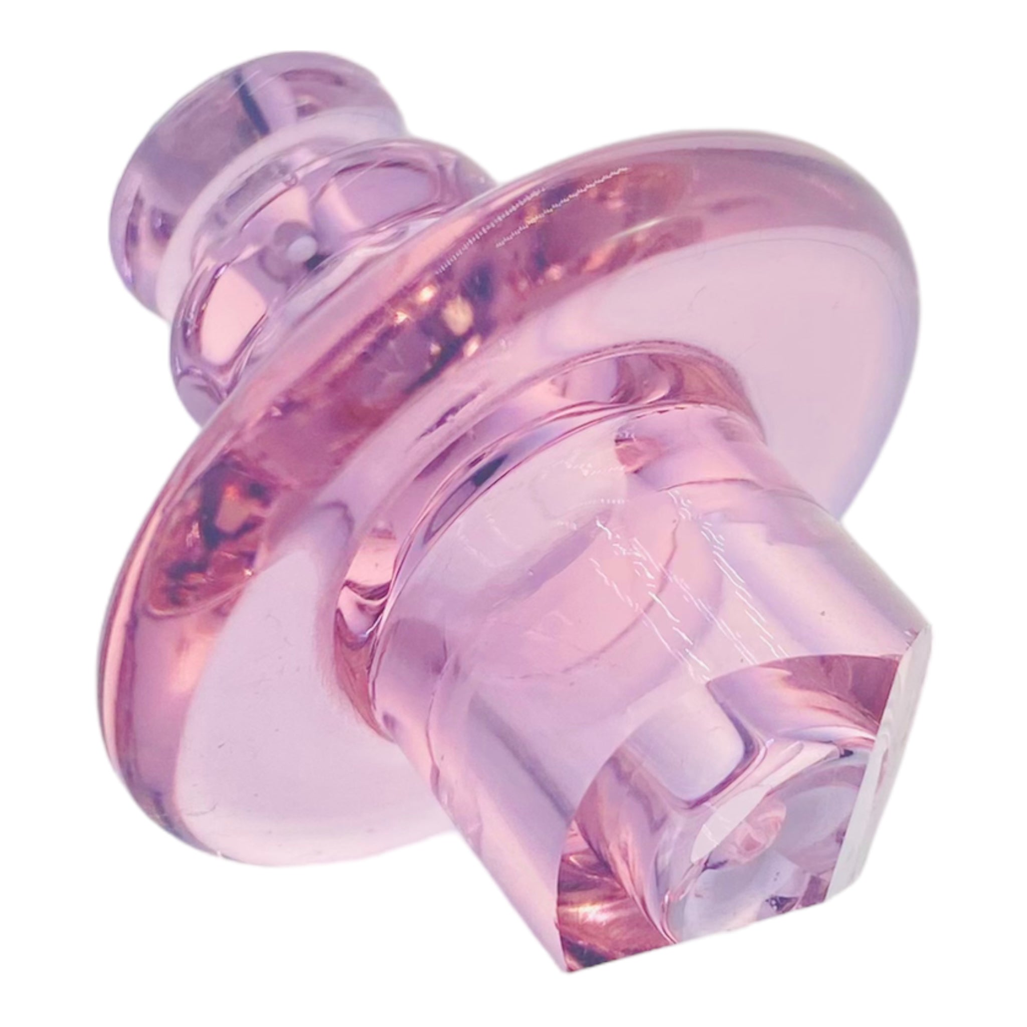 Trikky Glass - Translucent Purple Faceted Carb Cap