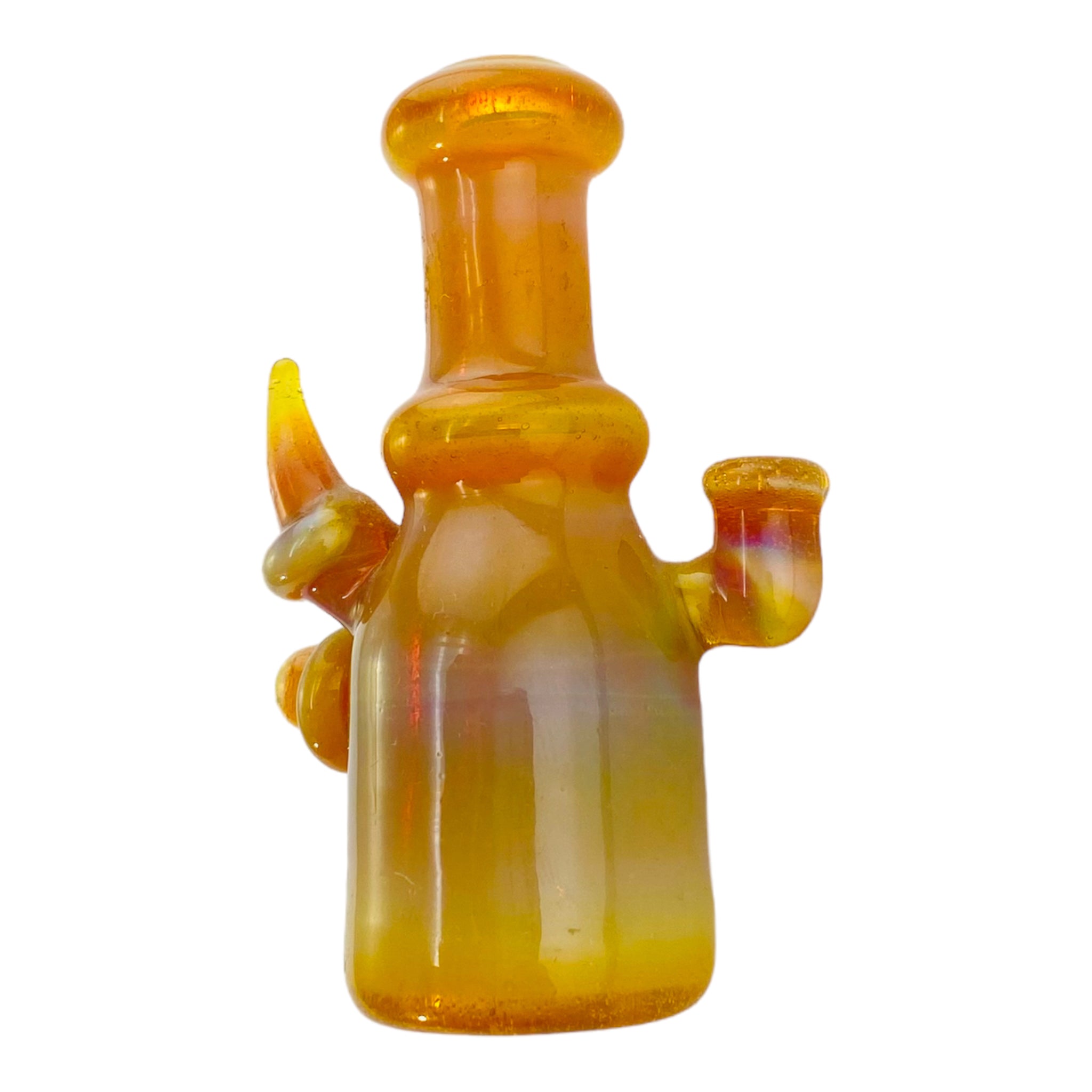Glass Chillum Pipe - Banger Hanger Dab Rig Shaped Hand Pipe