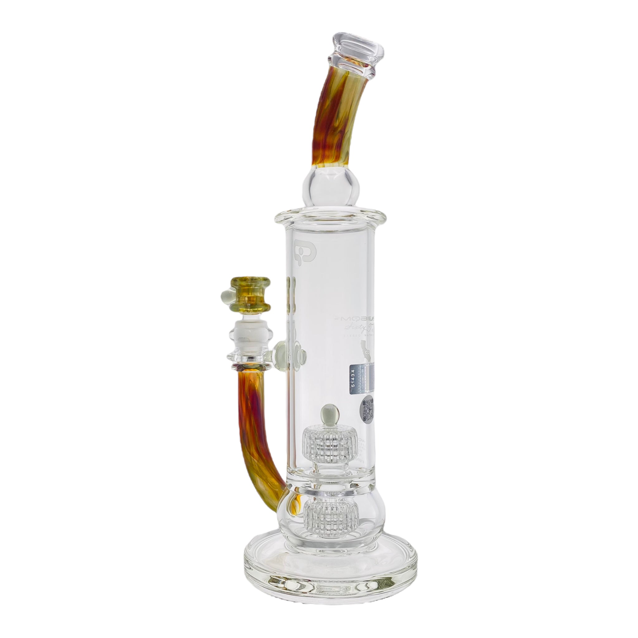 mobius glass custom 60t stereo matrix bong