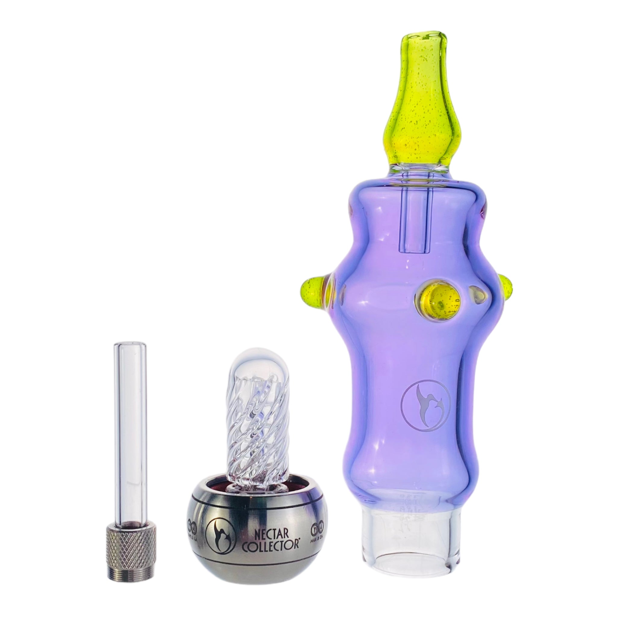 Nectar Collector - Purple And Green Micro Nectar Collector Delux Kit parts