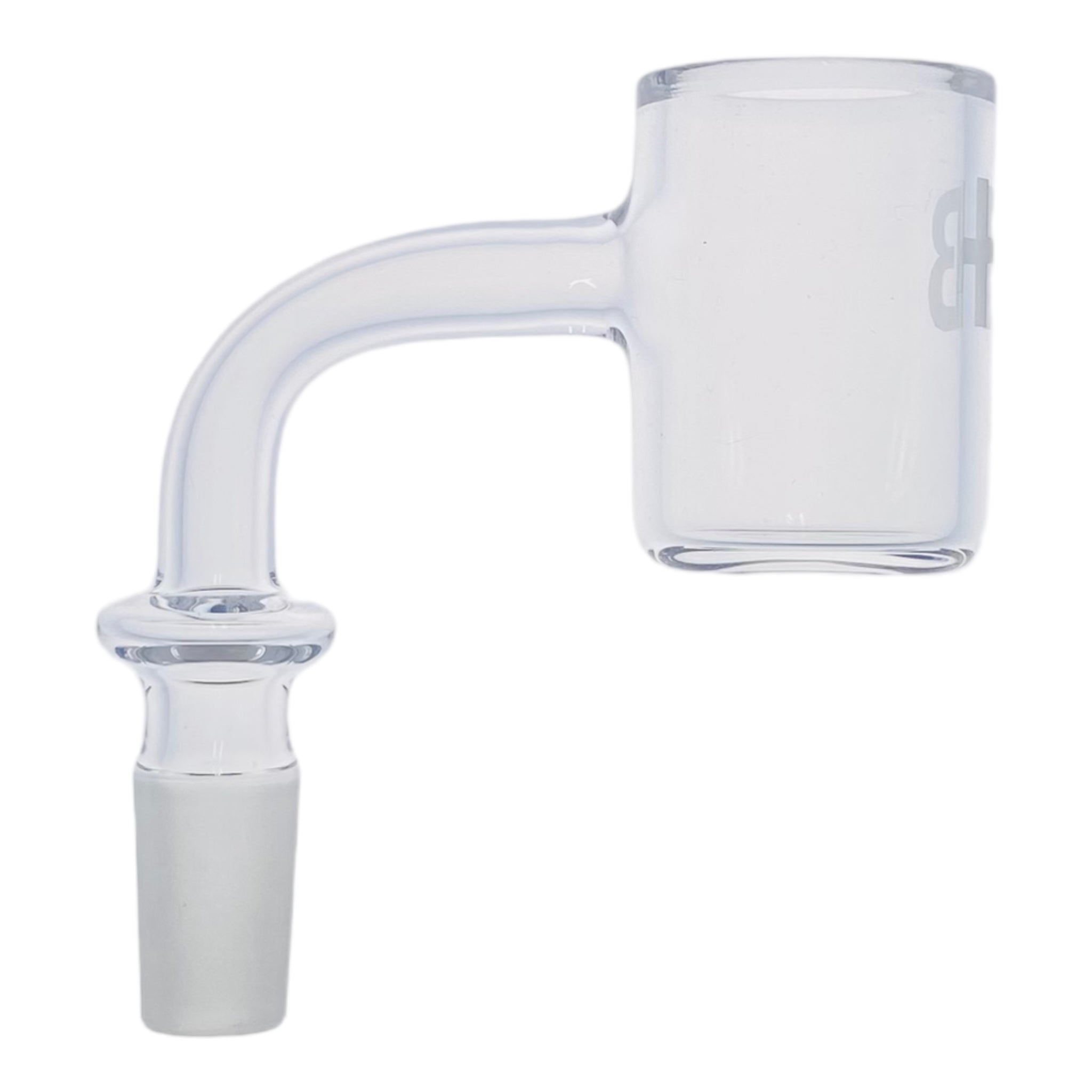 Joel Halen Glass - 14mm Male Flat Top 30mm Wide Honey Bucket Quartz Banger