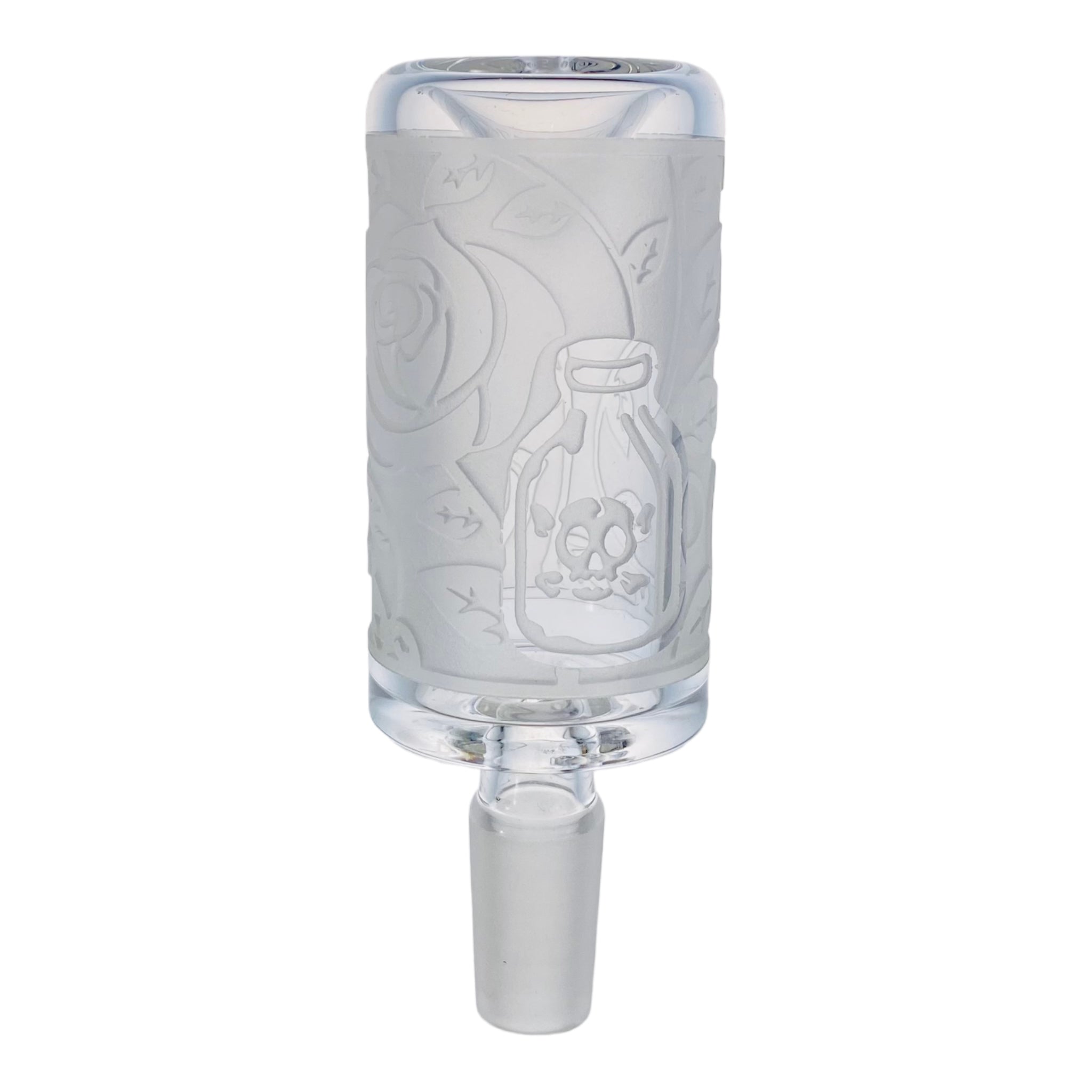 Milkyway Glass - Tonic Rose - Sandblasted 14mm Bong Bowl Piece