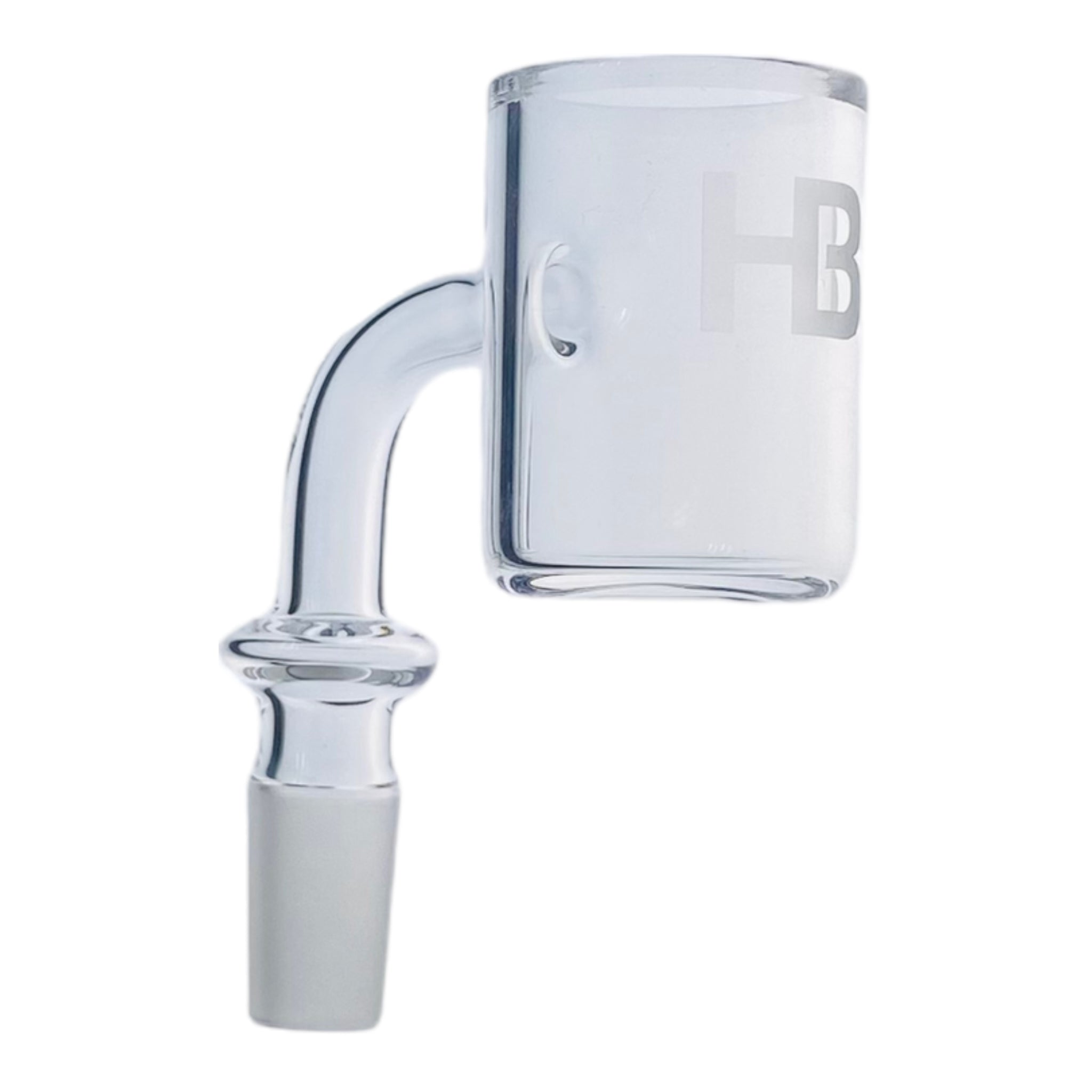 Joel Halen Glass - 14mm Male Flat Top 30mm Wide Honey Bucket Quartz Banger