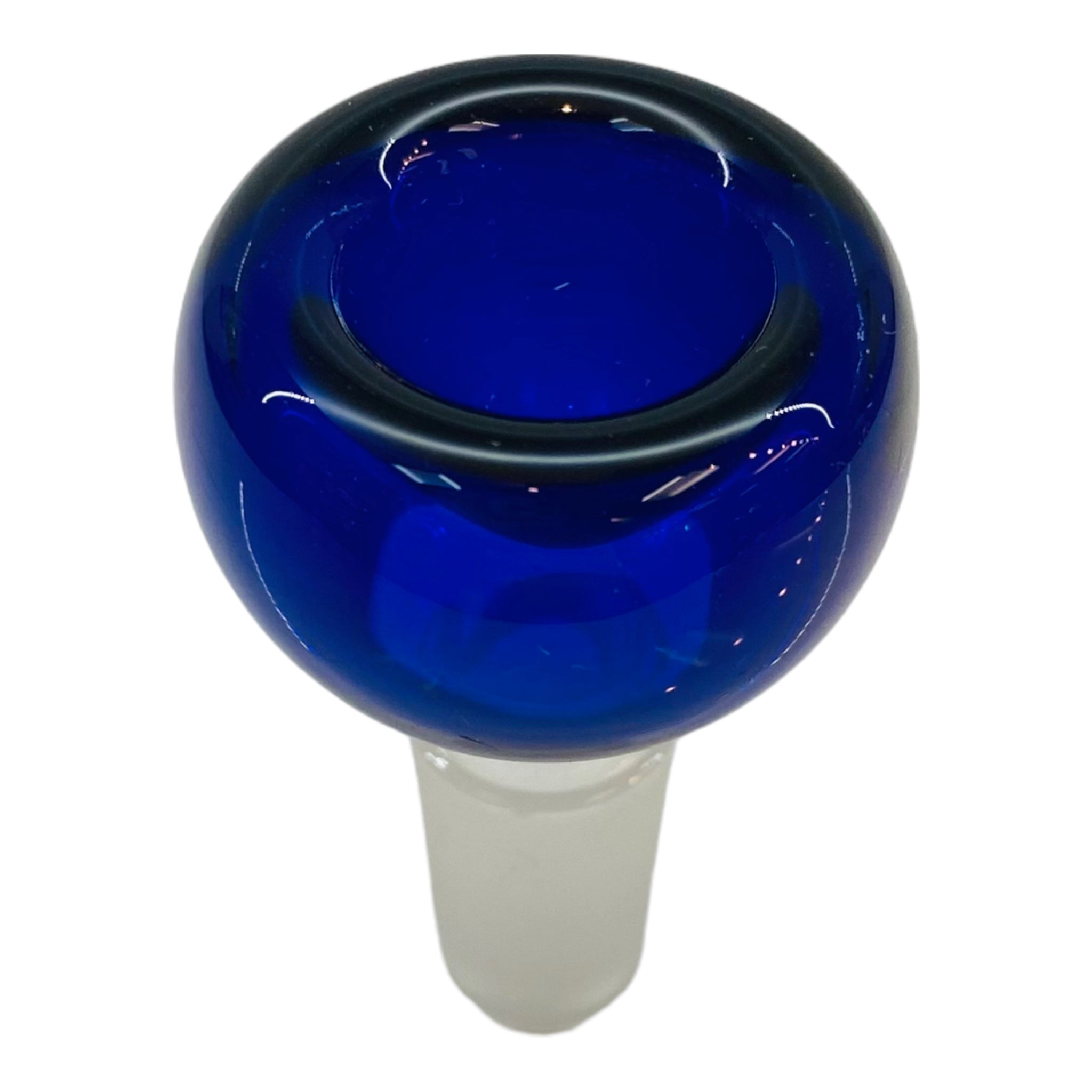 14MM Flower Bowl -Basic Color Bubble - Cobalt Blue