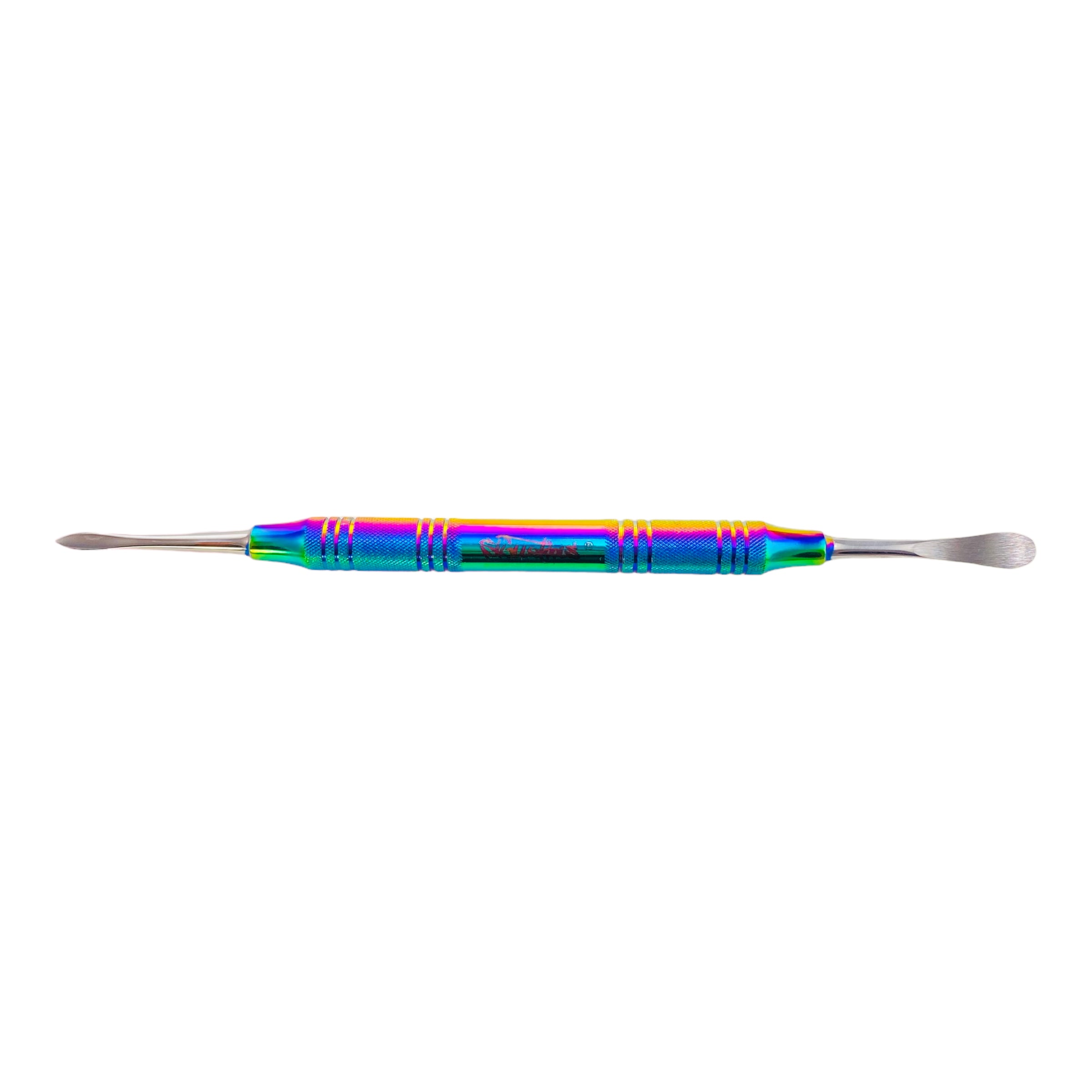 Skilletools - Honeybun - Rainbow Anodized Stainless Steel Double Sided Dab Tool