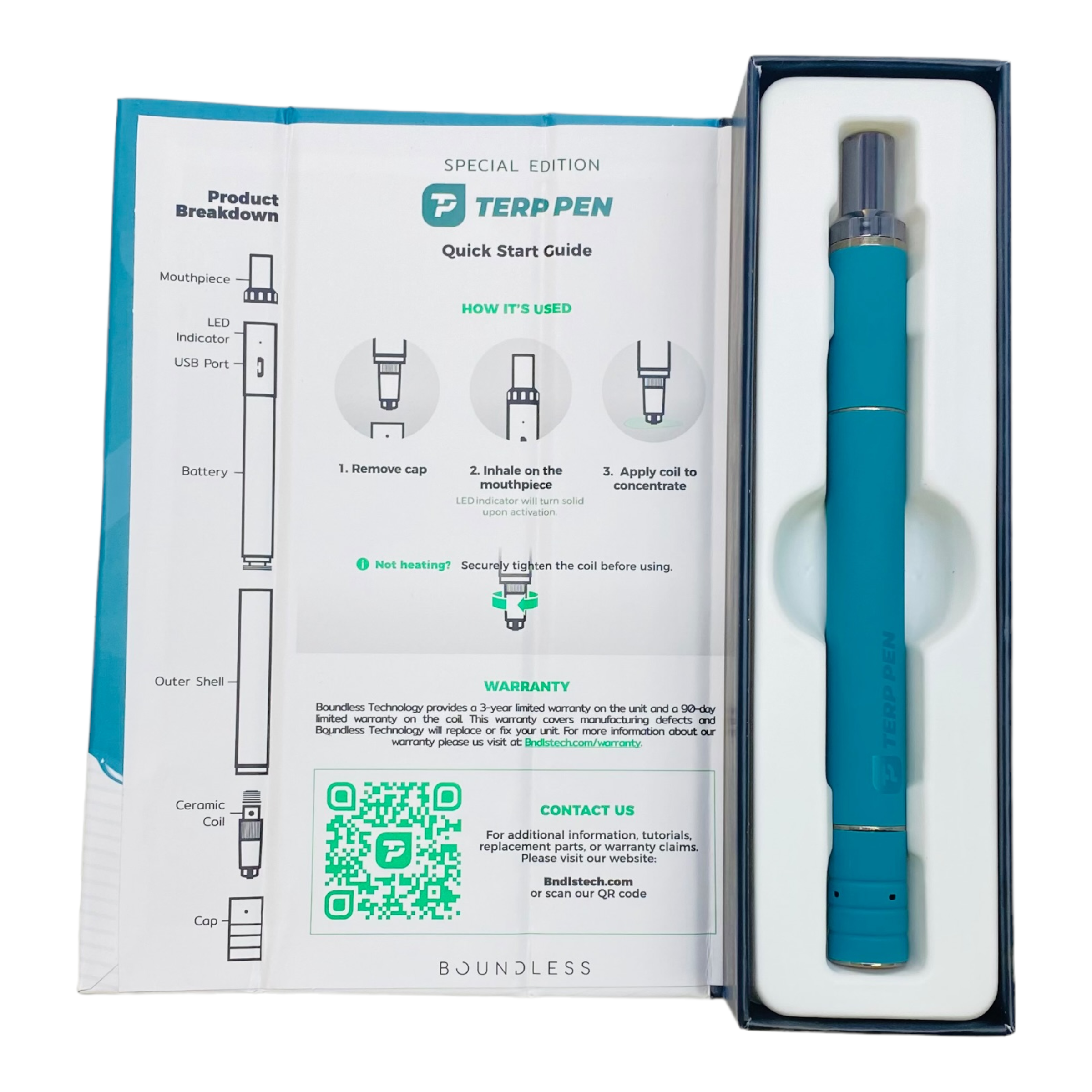 Boundless - Terp Pen - Teal