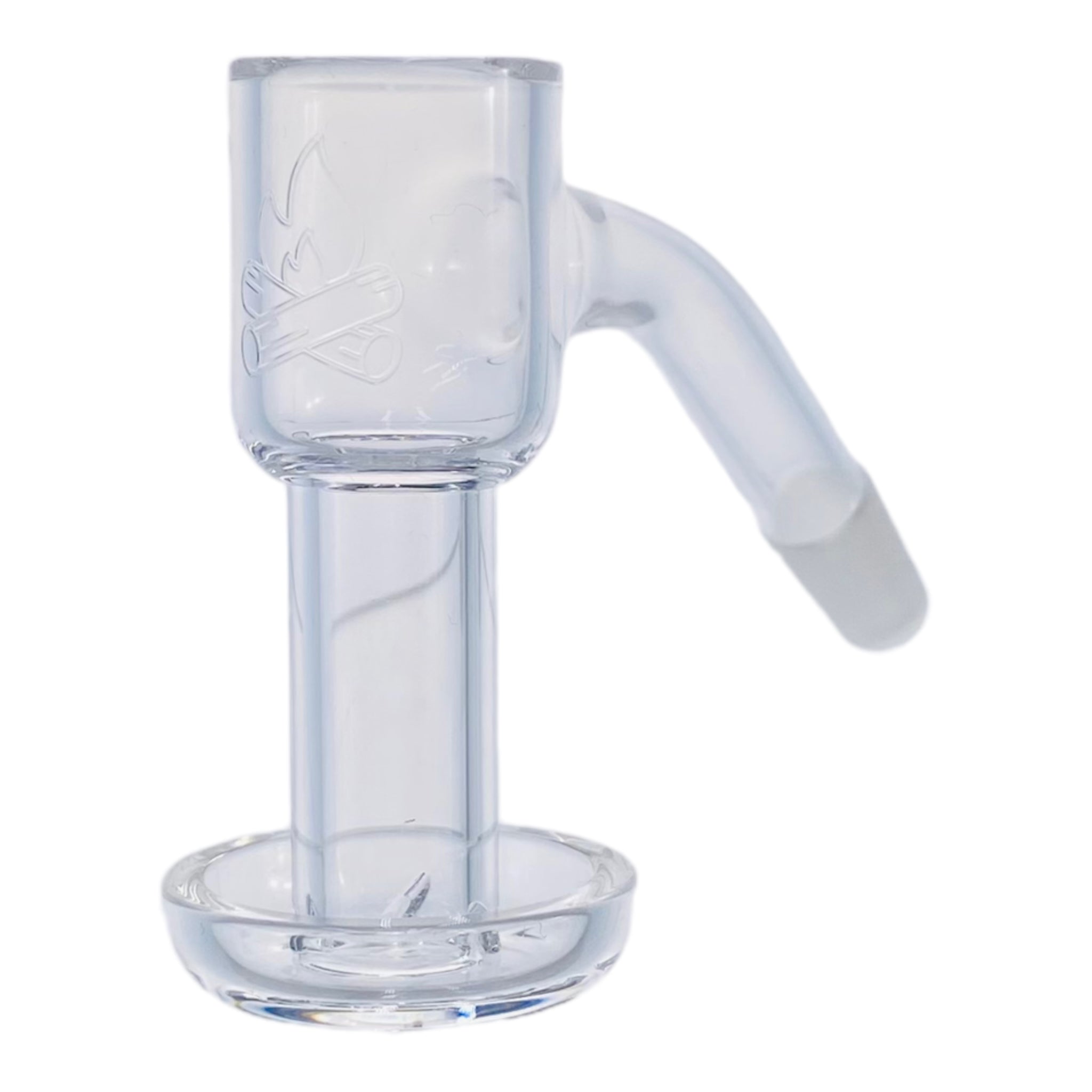 Campfire Quartz - 10mm Male 45 Degree Neck XL Barrel Terp Slurper Quartz Banger