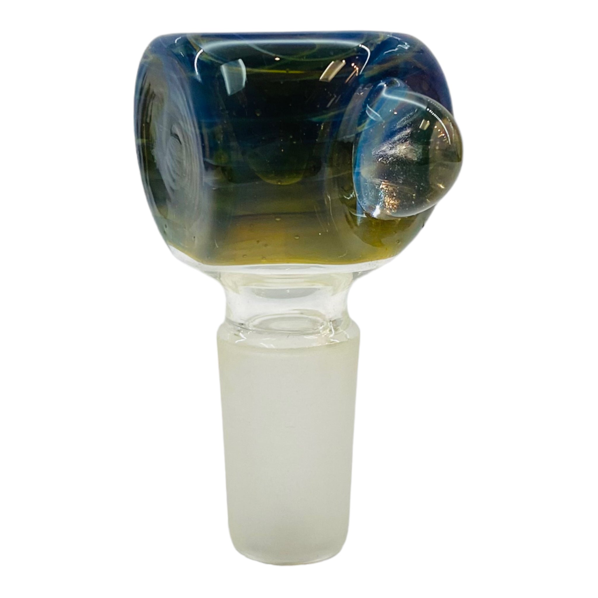 14mm Flower Bowl - Triangle Bubble Bong Bowl Piece - Alientech Green