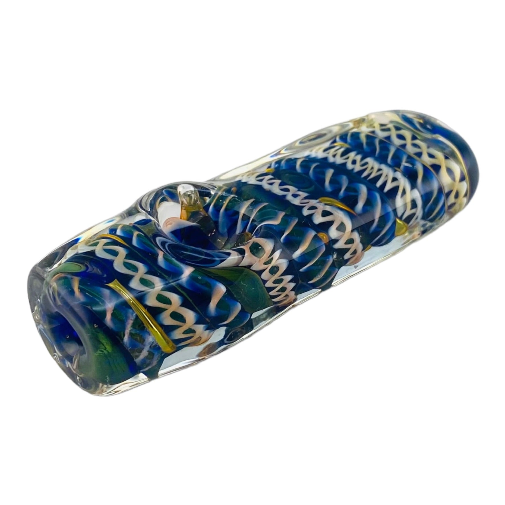 Glass Hand Pipes - Inside Out Rectangle Glass Hand Pipe