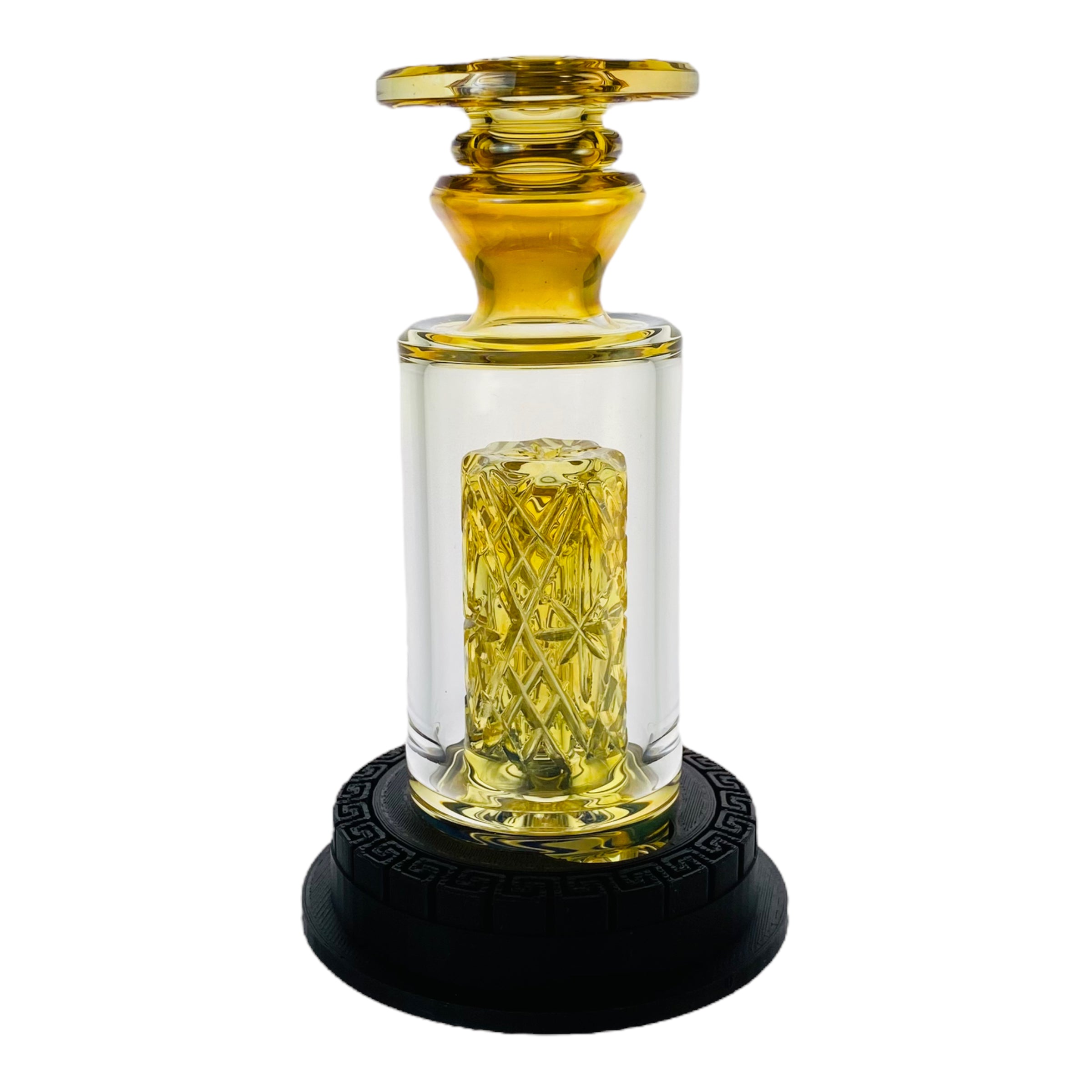 Enjoy And Prosper Glass - Custom Puffco Peak Attachment - Large Fumed Cross Cut Peak Top for sale mighty quinn santa rosa ca near you