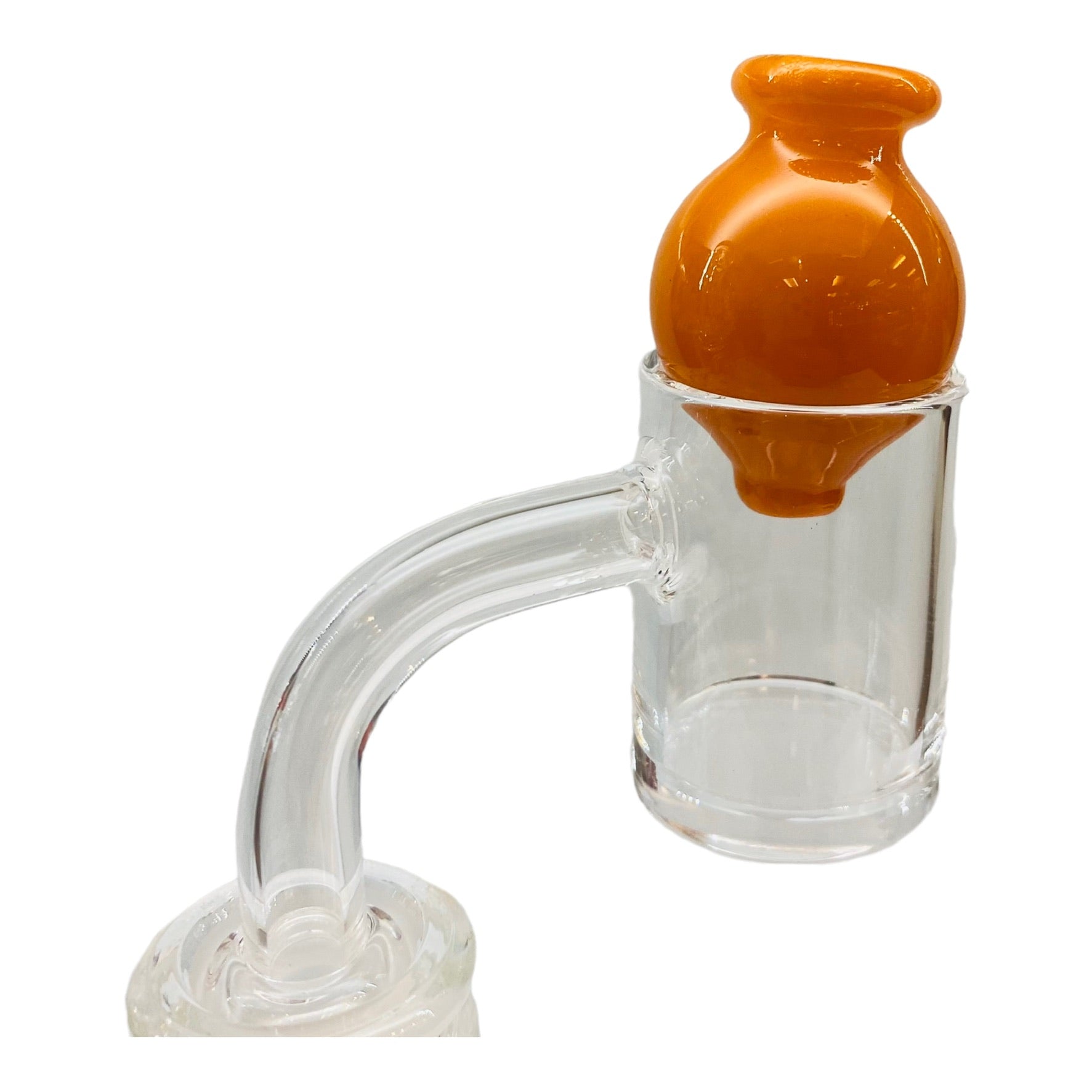 Daniels Glass Art - Orange Bubble Carb Cap