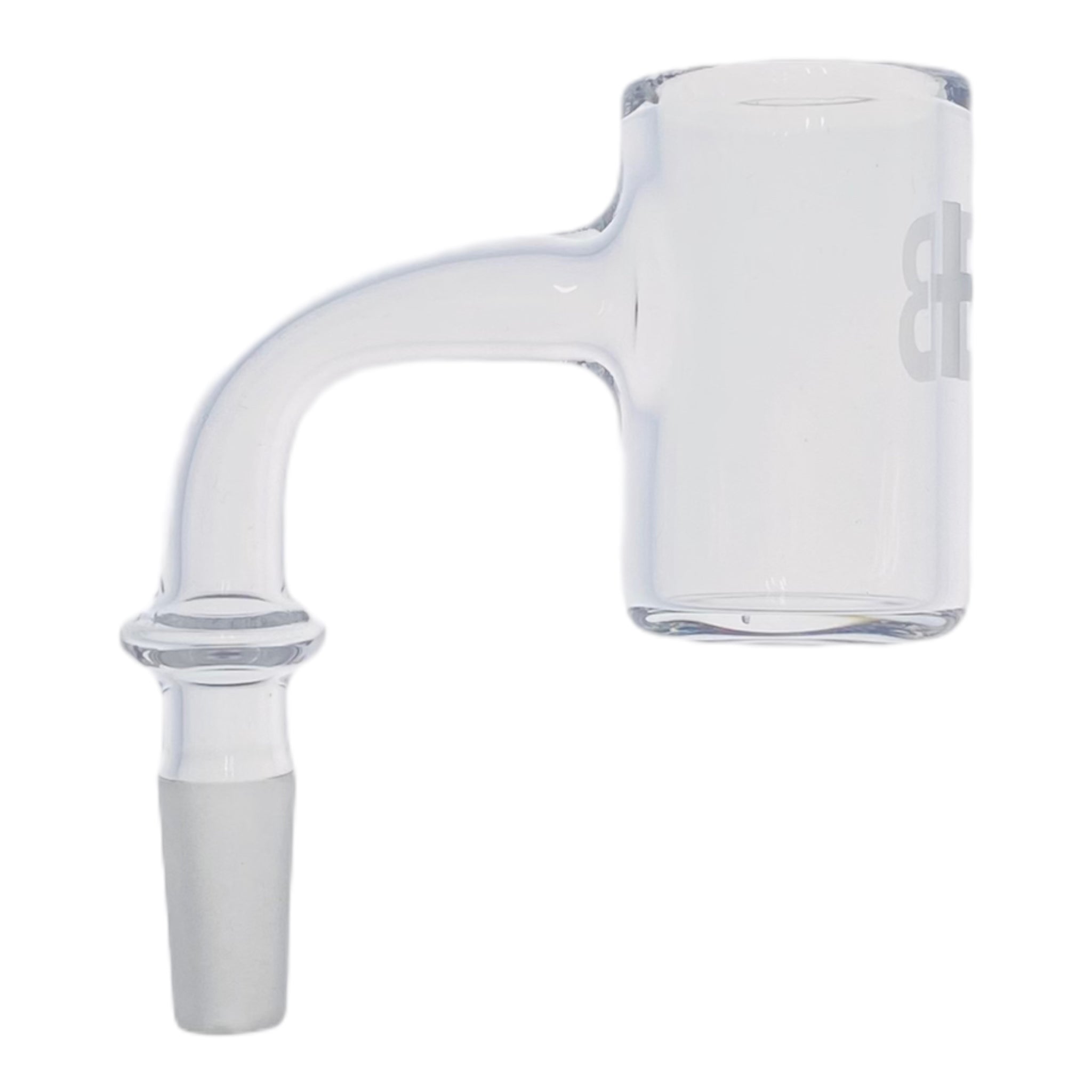 Joel Halen Glass - 10mm Male Flat Top 25mm Wide Honey Bucket Quartz Banger