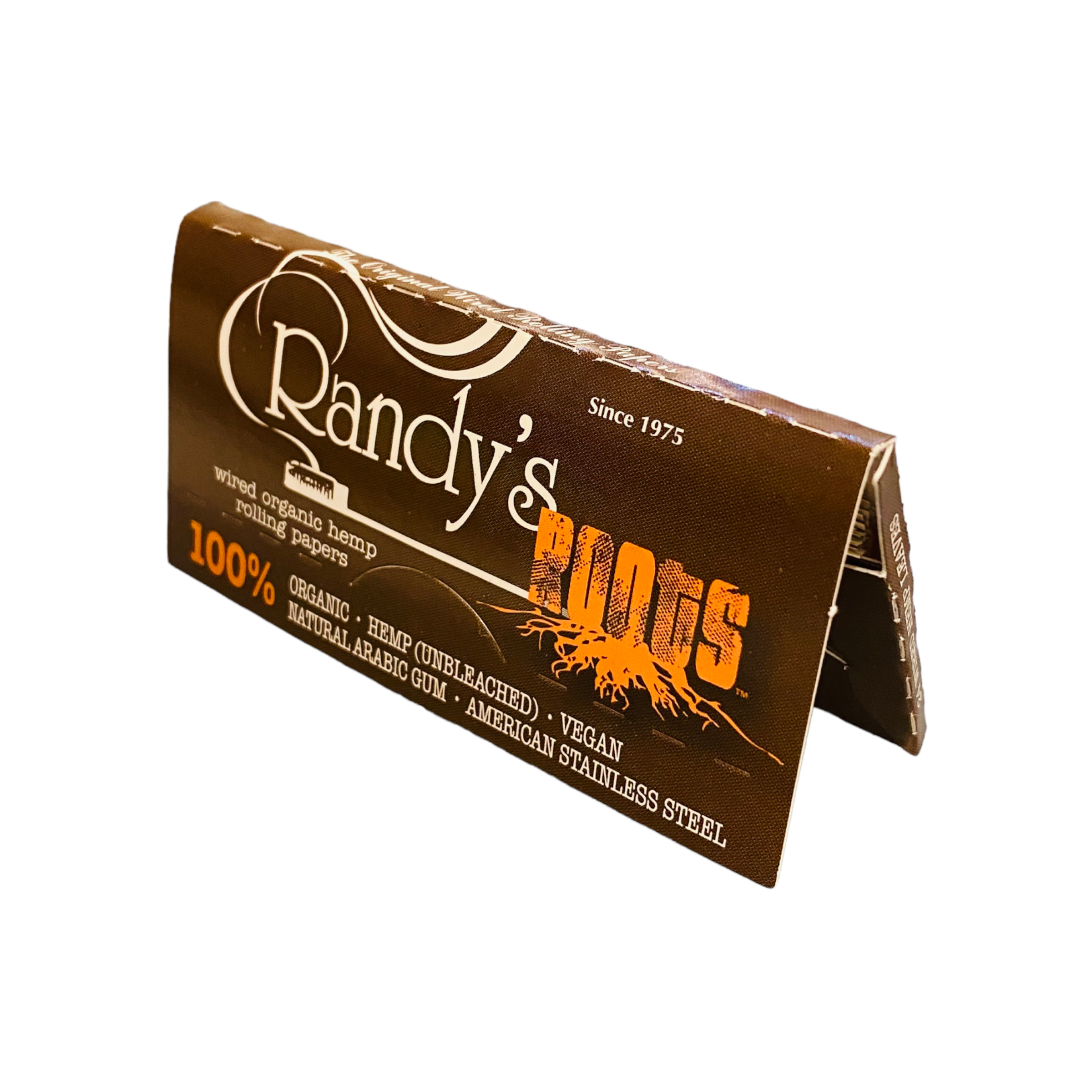 Randy's - BOX Of Hemp Roots 1.25 Wired Rolling Papers - 25 Pack Box