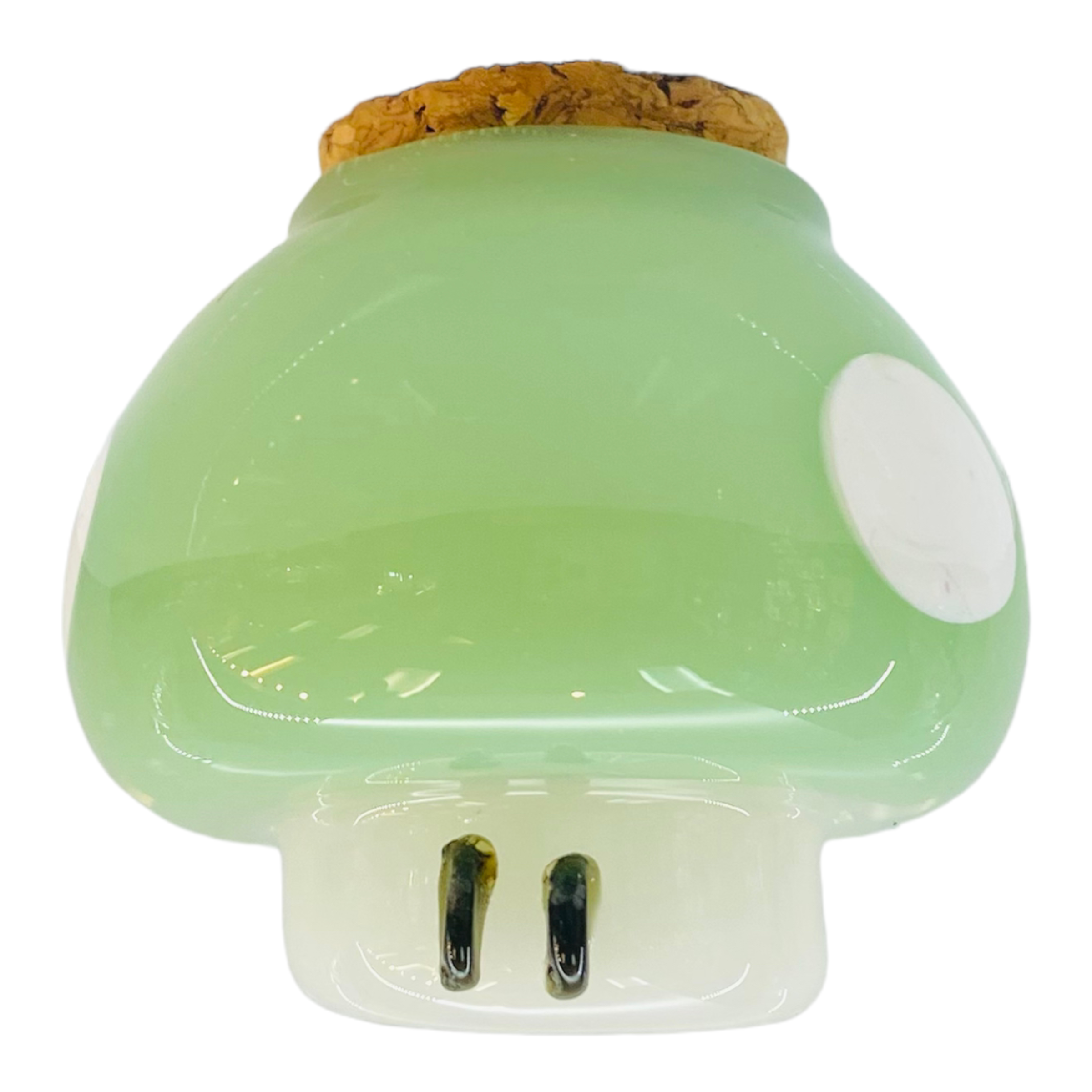 1UP Mushroom Cork Top Jar - Green