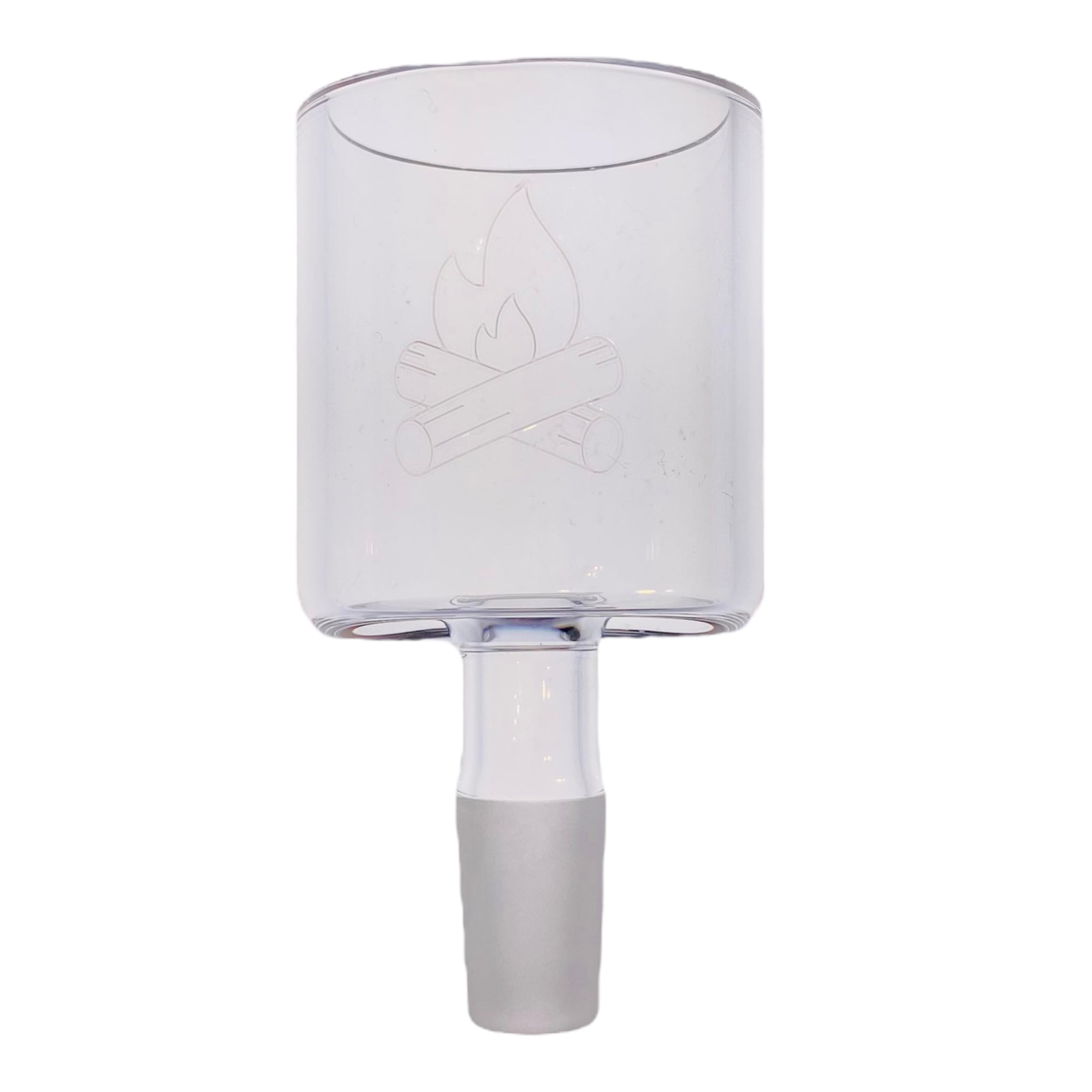 Campfire Quartz - Full Quartz Puffco Proxy To 14mm Male Fitting Adapter