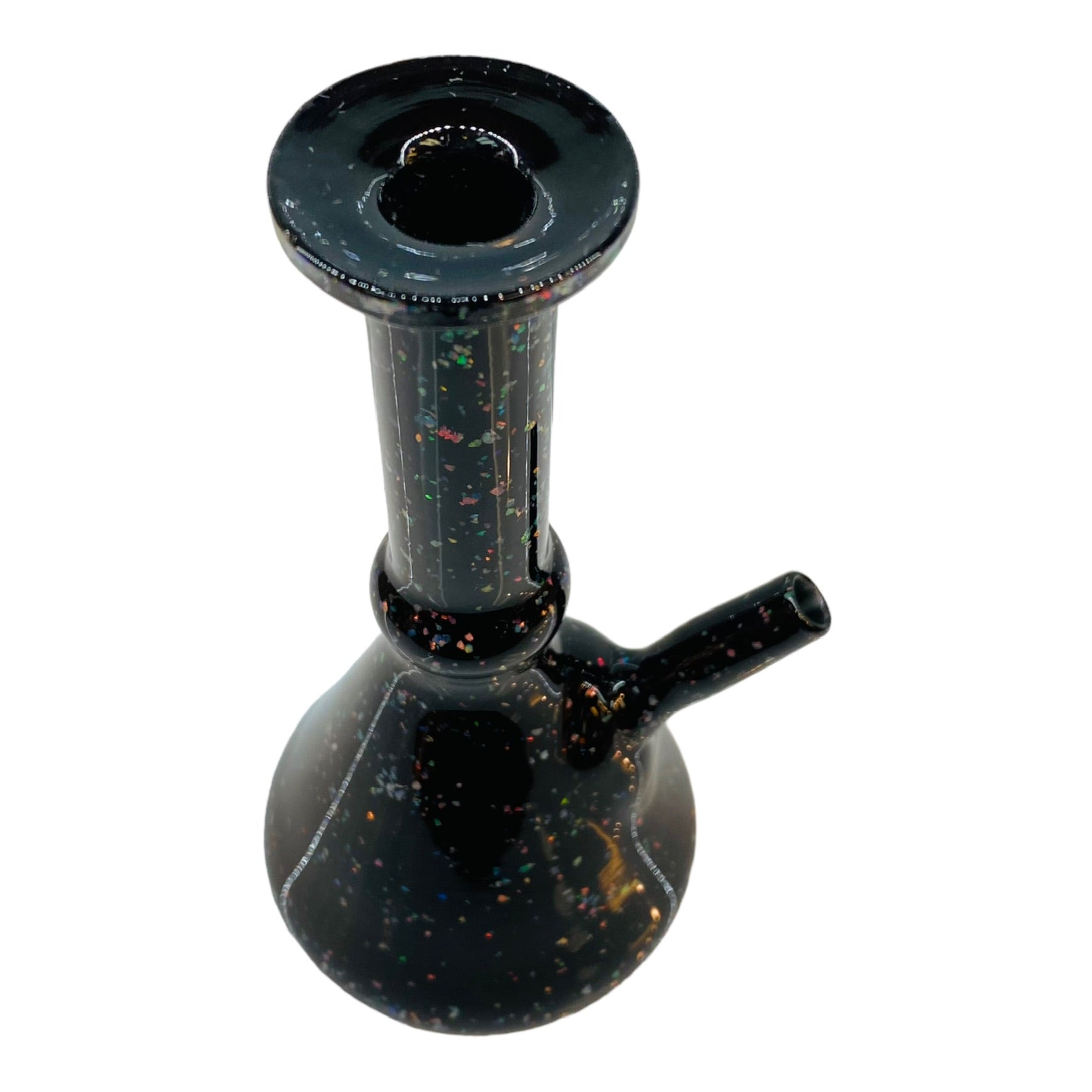 top view Hand Made Crushed Opal 10mm Minitube