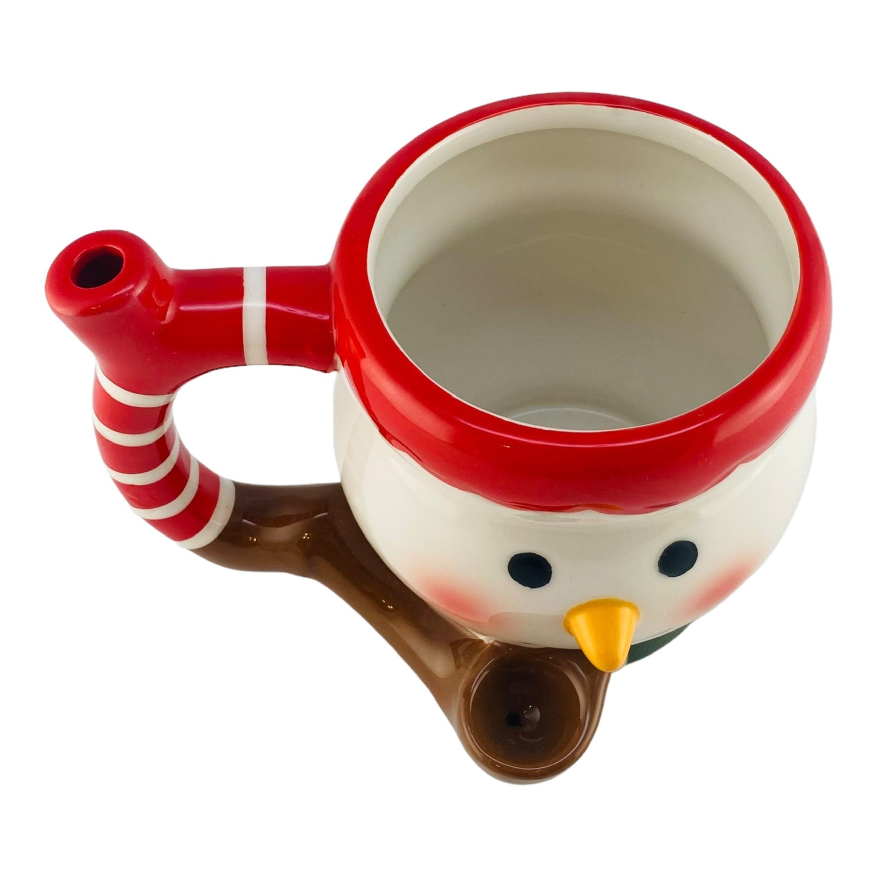 Coffee & Pipe - Ceramic Snowman Mug