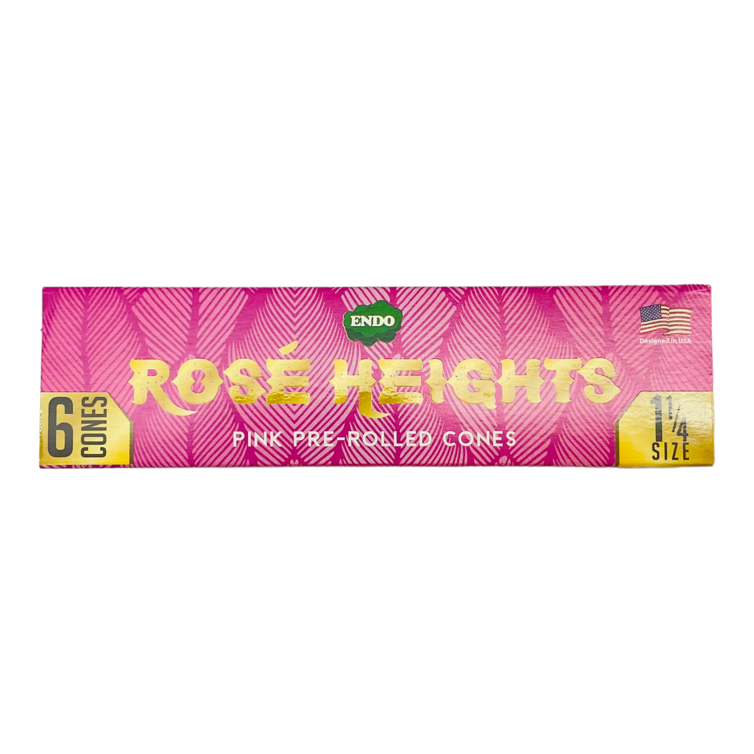 Rose Heights - Pink Pre Rolled Cones - 1 1/4 Size - 2 Packs