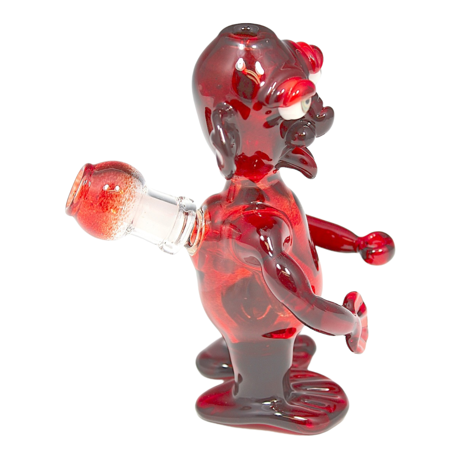 Crumb Glass Sculpted Creature Dab Rig With Custom Dab Tool