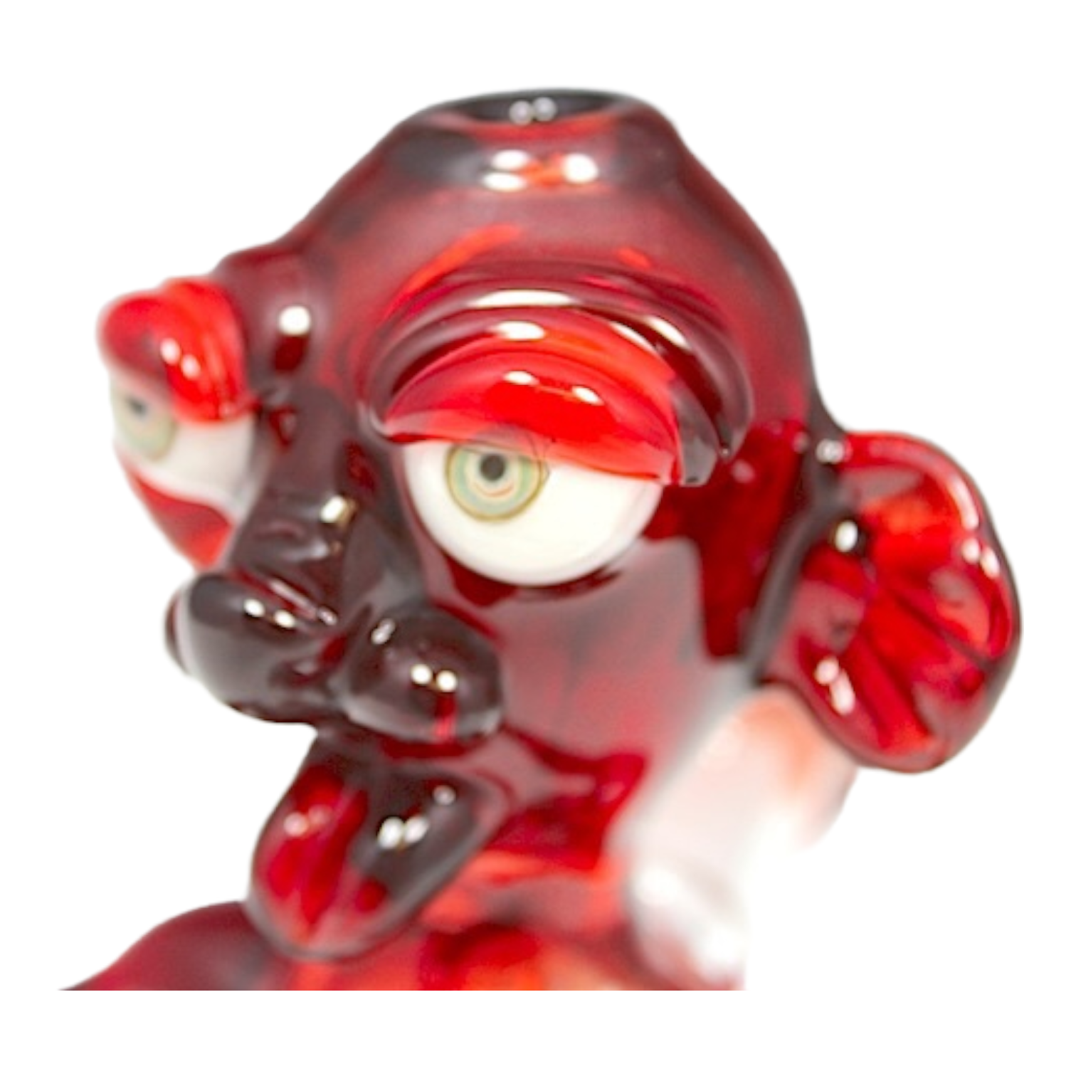Crumb Glass Sculpted Creature Dab Rig With Custom Dab Tool