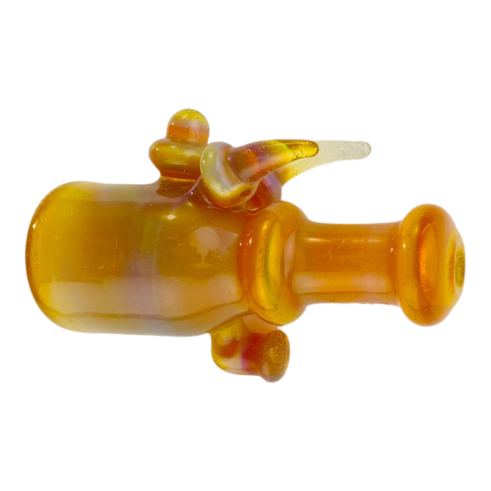 Glass Chillum Pipe - Banger Hanger Dab Rig Shaped Hand Pipe