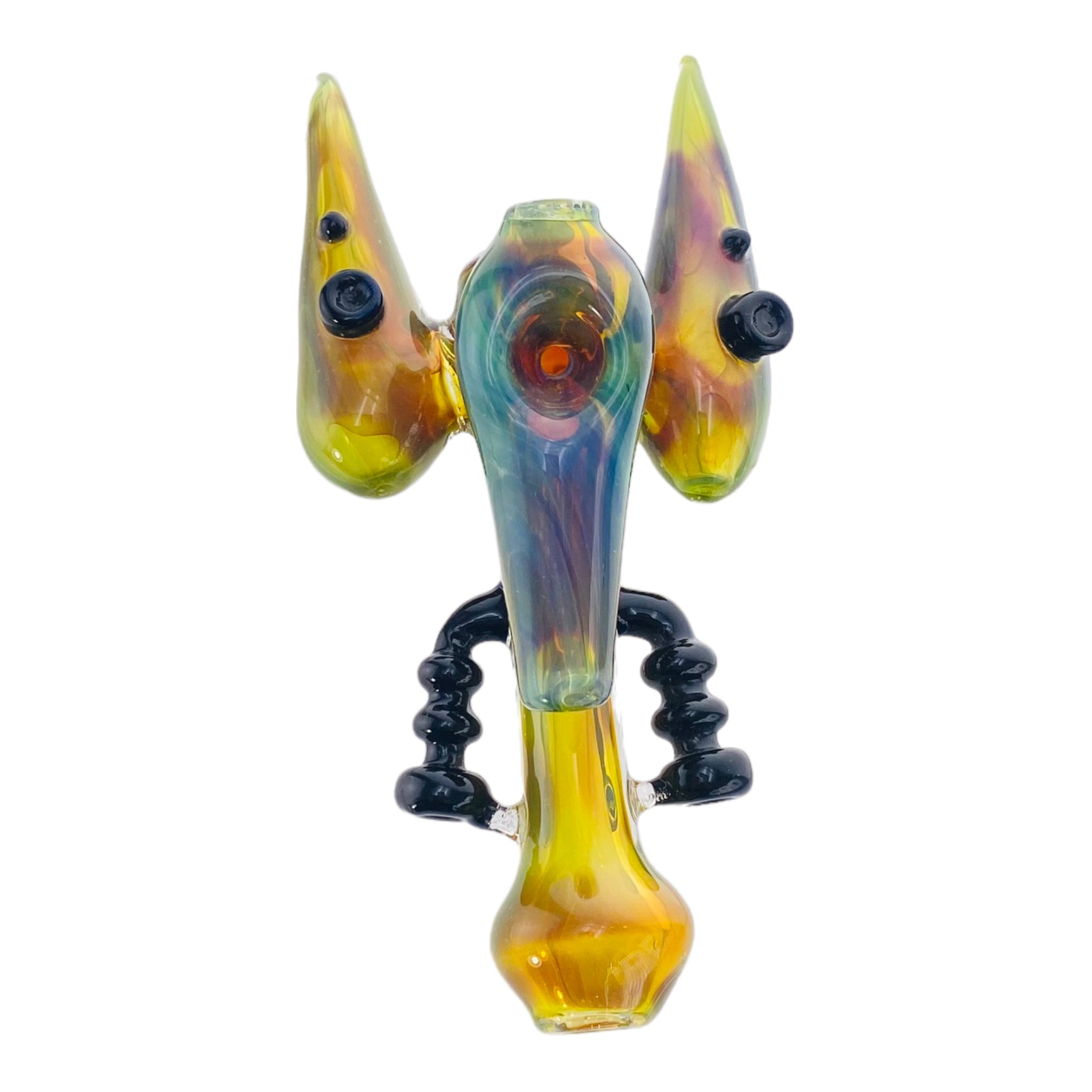 Alientech Pod Racer Glass Steam Roller Hand Pipe is a custom-made pipe Featuring a unique pod racer shape and made from robust Alientech glass