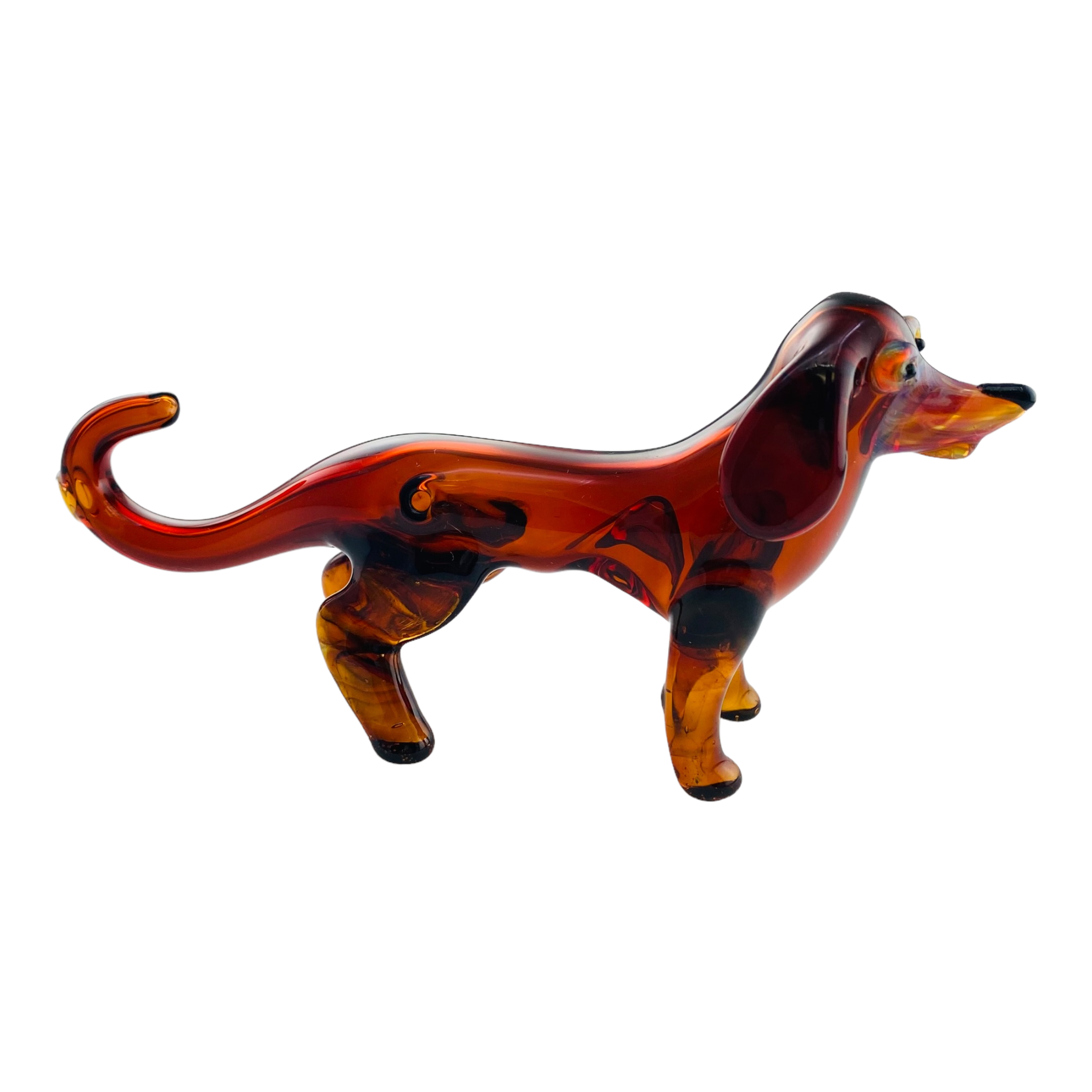 Daniels Glass Art - Dachshund Glass Hand Pipe