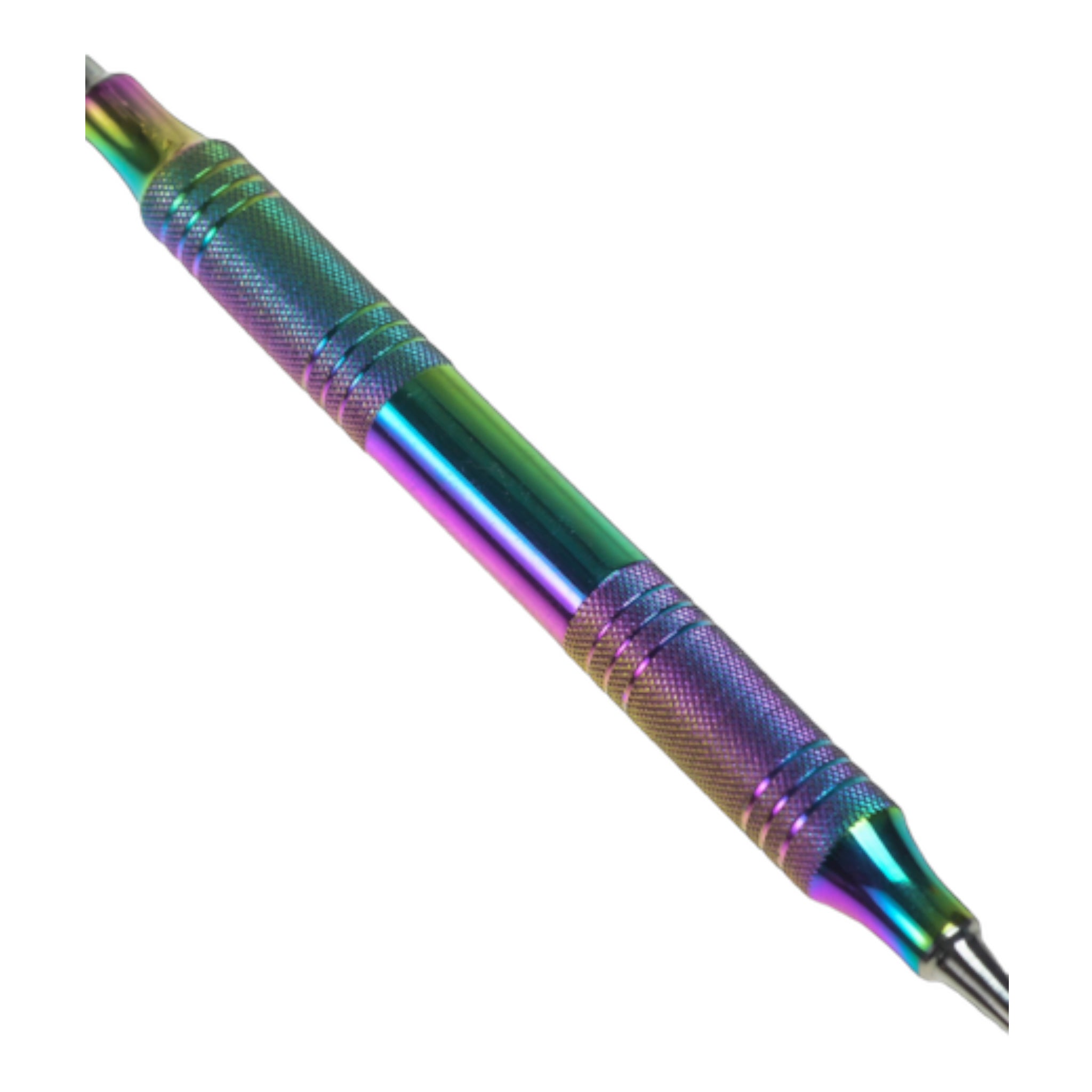 Skilletools - Honeybun - Rainbow Anodized Stainless Steel Double Sided Dab Tool