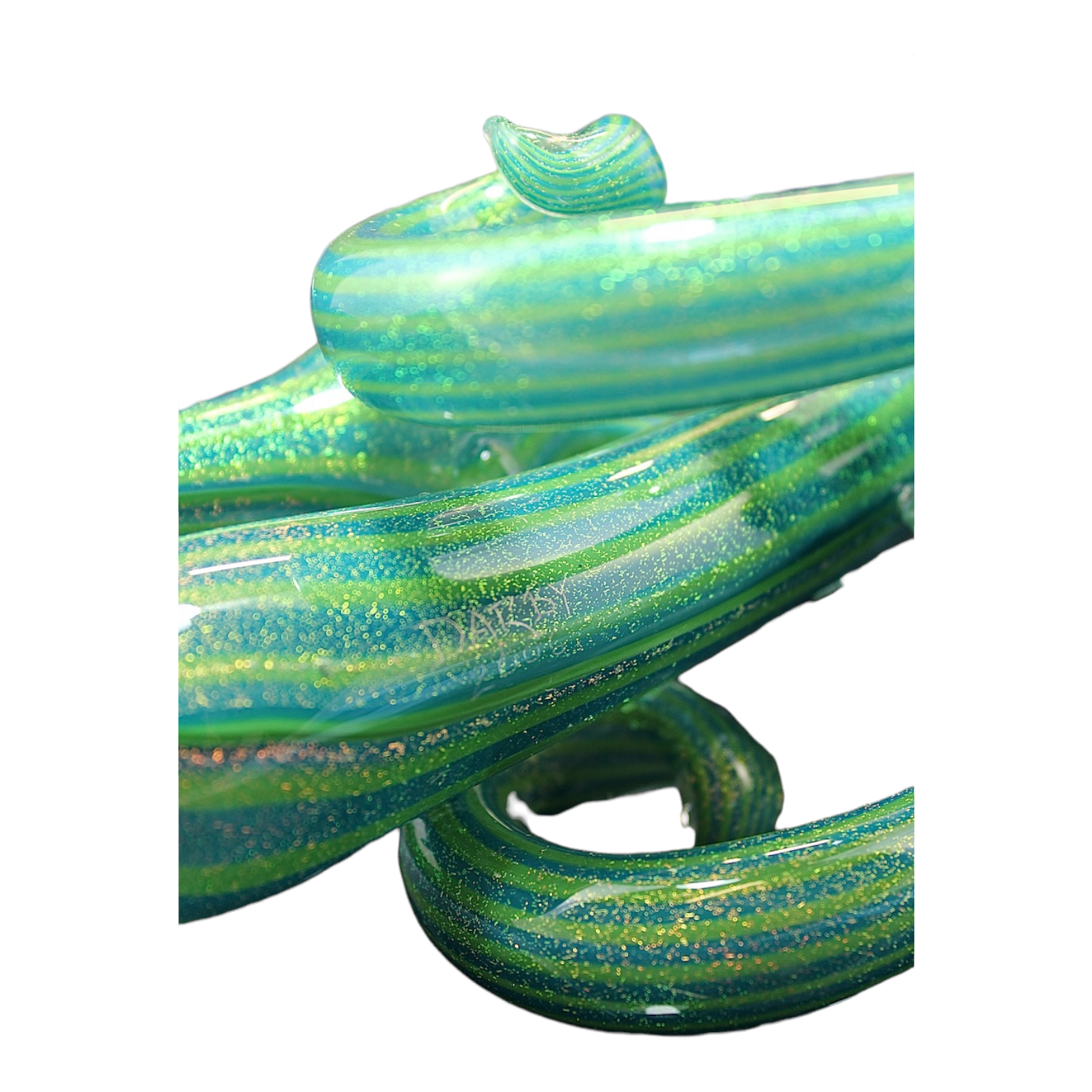 Darby Holm - The Death Flower- Cactus Dichro Butterfly Push Bubbler