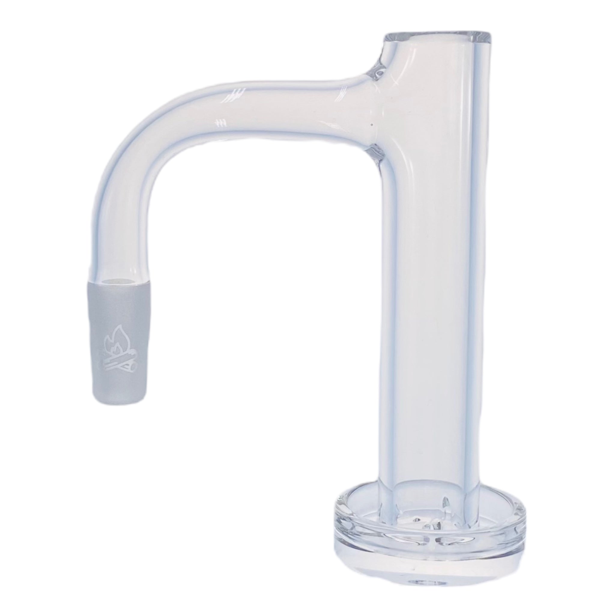 Campfire Quartz - 10mm Male 90 degree Neck With XXL Straight Wall Terp Slurper Quartz Banger