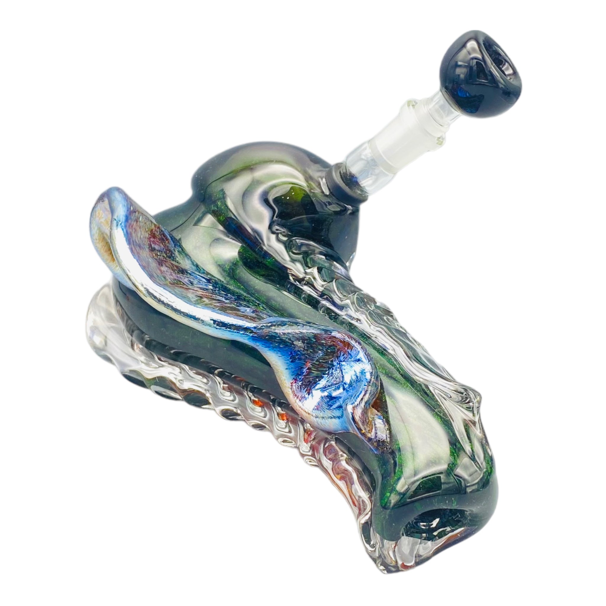 Wes Richards Glass - Flying Nebula Soft Glass Bubbler