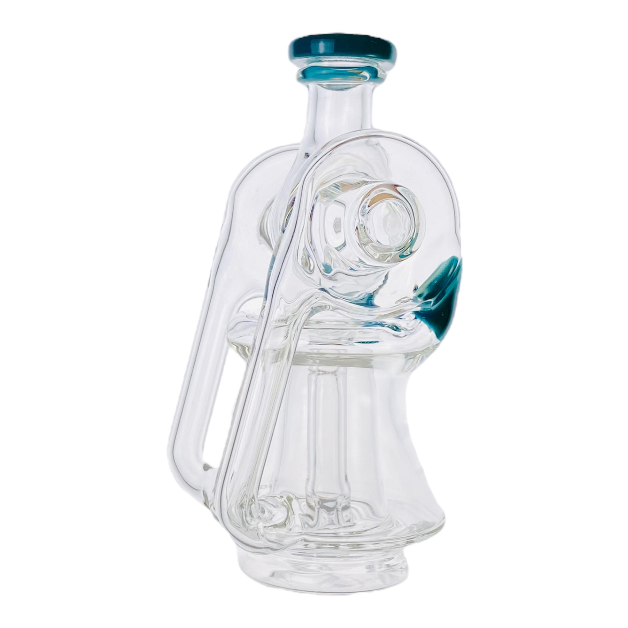 Ery Glass - Puffco Peak Glass Attachment - Double Uptake Recycler for sale mighty quinn santa rosa best peak top