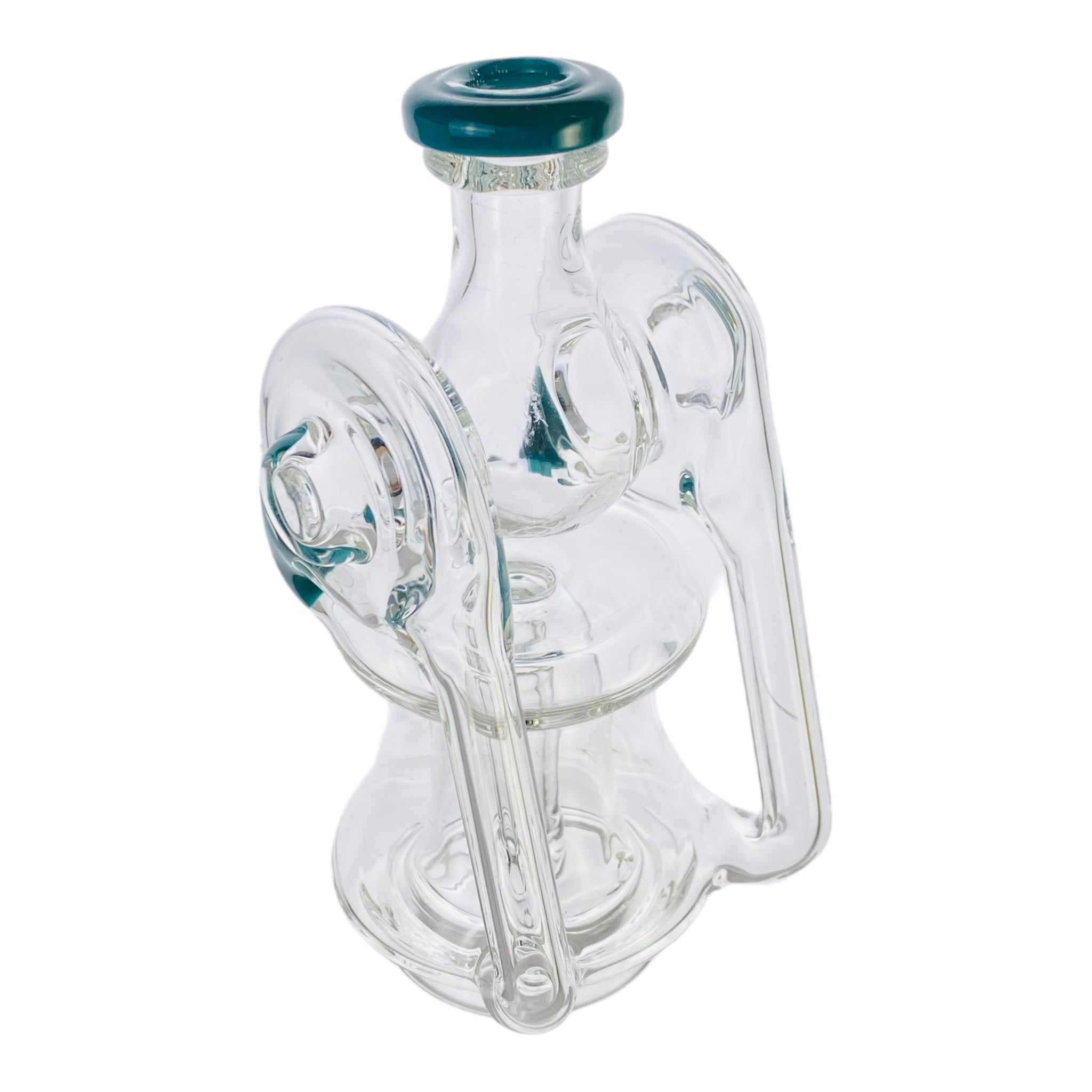 Ery Glass - Puffco Peak Glass Attachment - Double Uptake Recycler for sale mighty quinn santa rosa best peak top