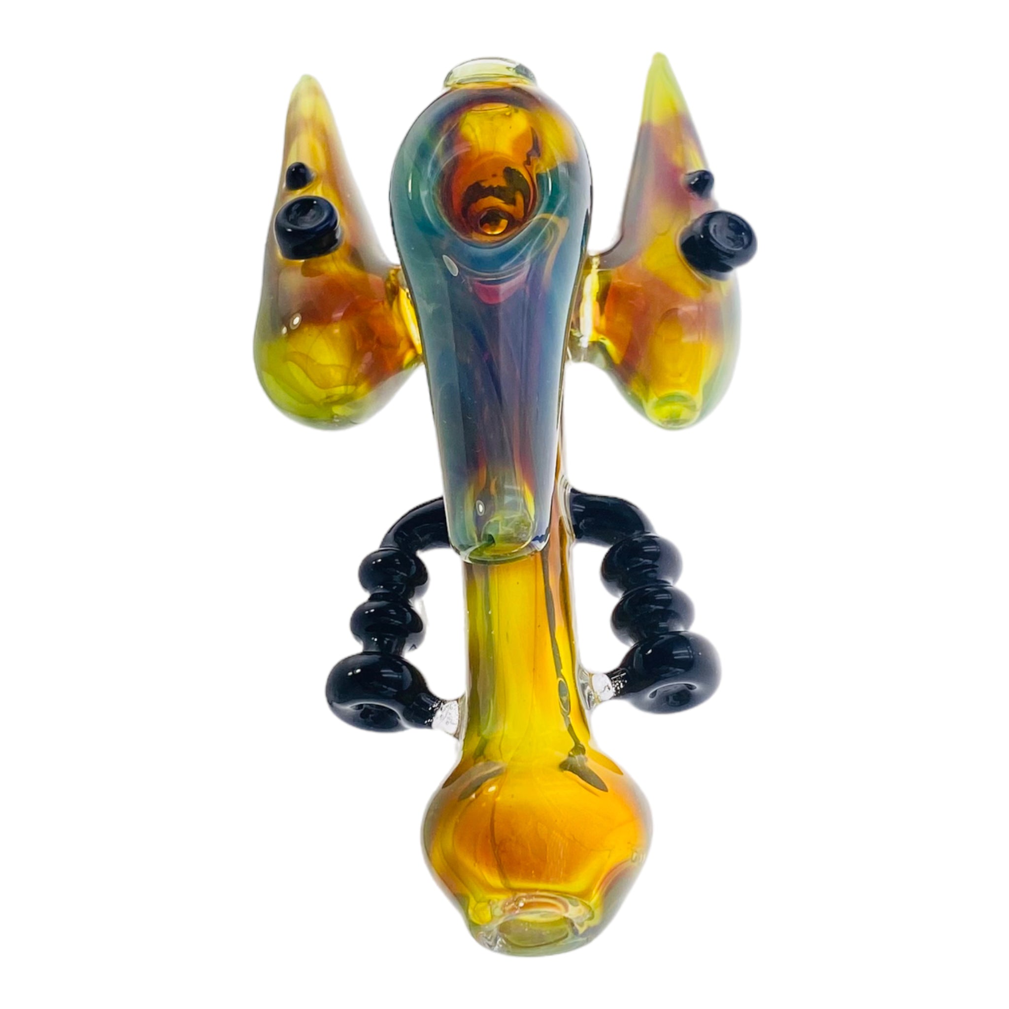 Alientech Pod Racer Glass Steam Roller Hand Pipe is a custom-made pipe Featuring a unique pod racer shape and made from robust Alientech glass