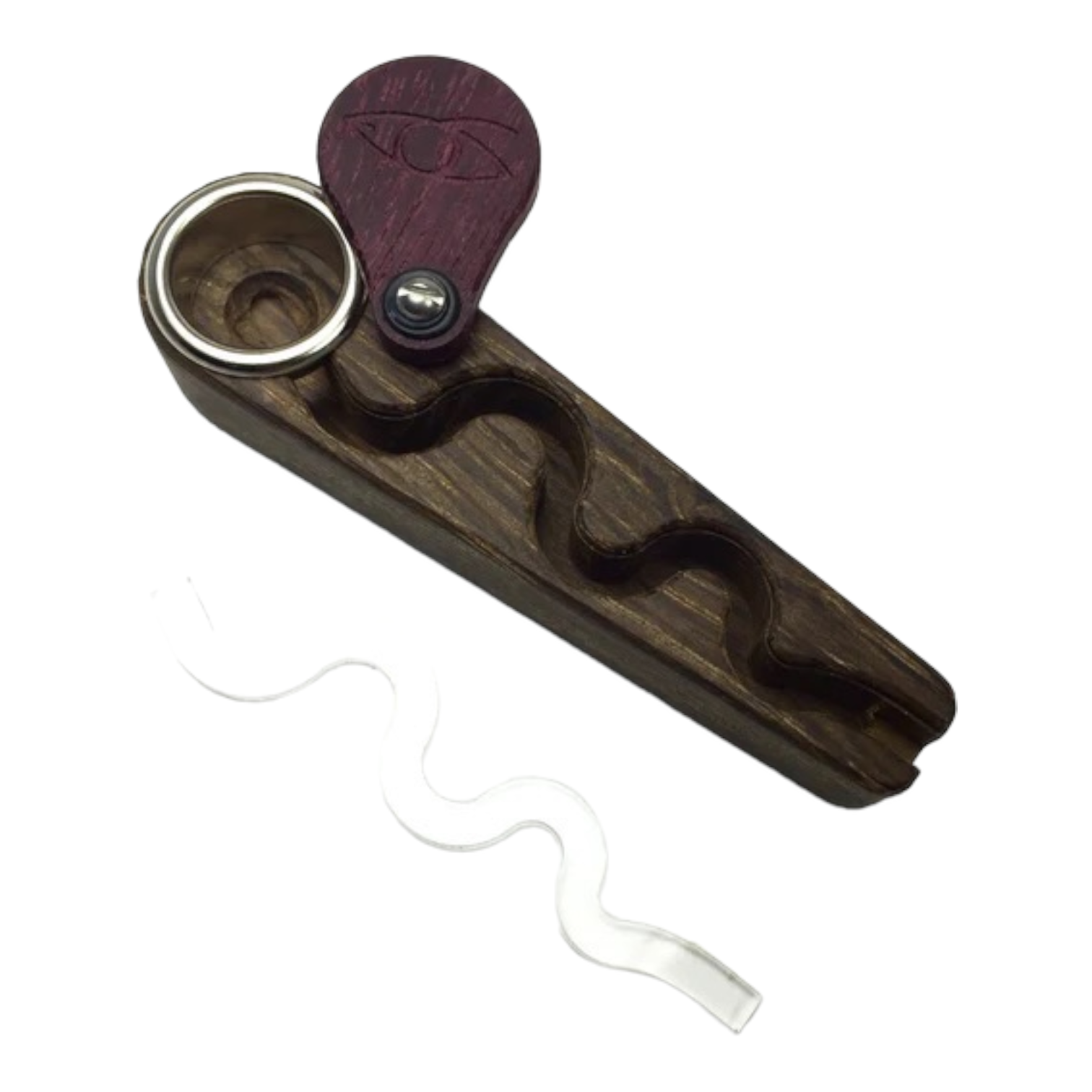 Monkey Pipe - Oregon Trail Wood Hand Pipe