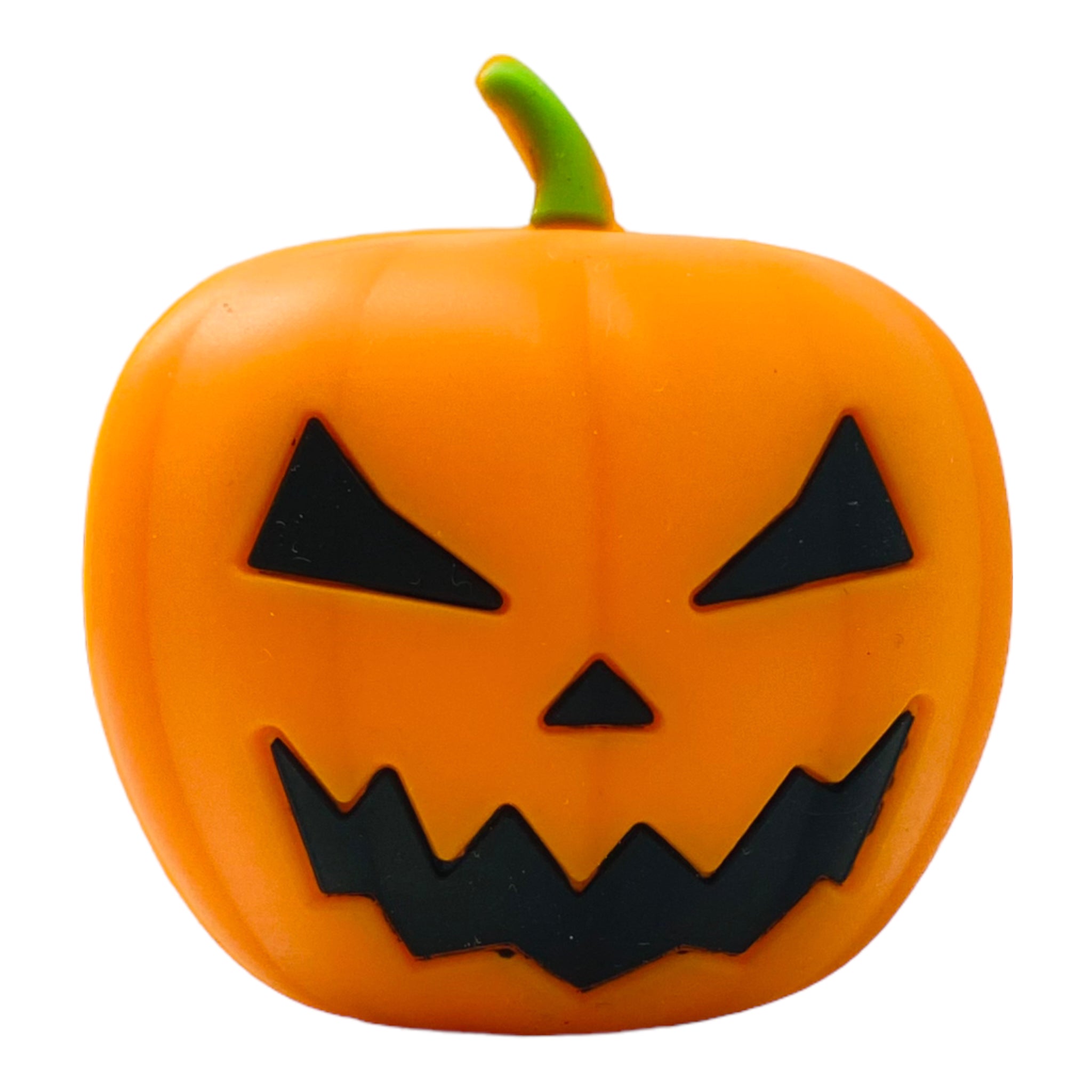 scary Silicone Jack-o'-lantern Hand Pipe With Multi Hole Bowl