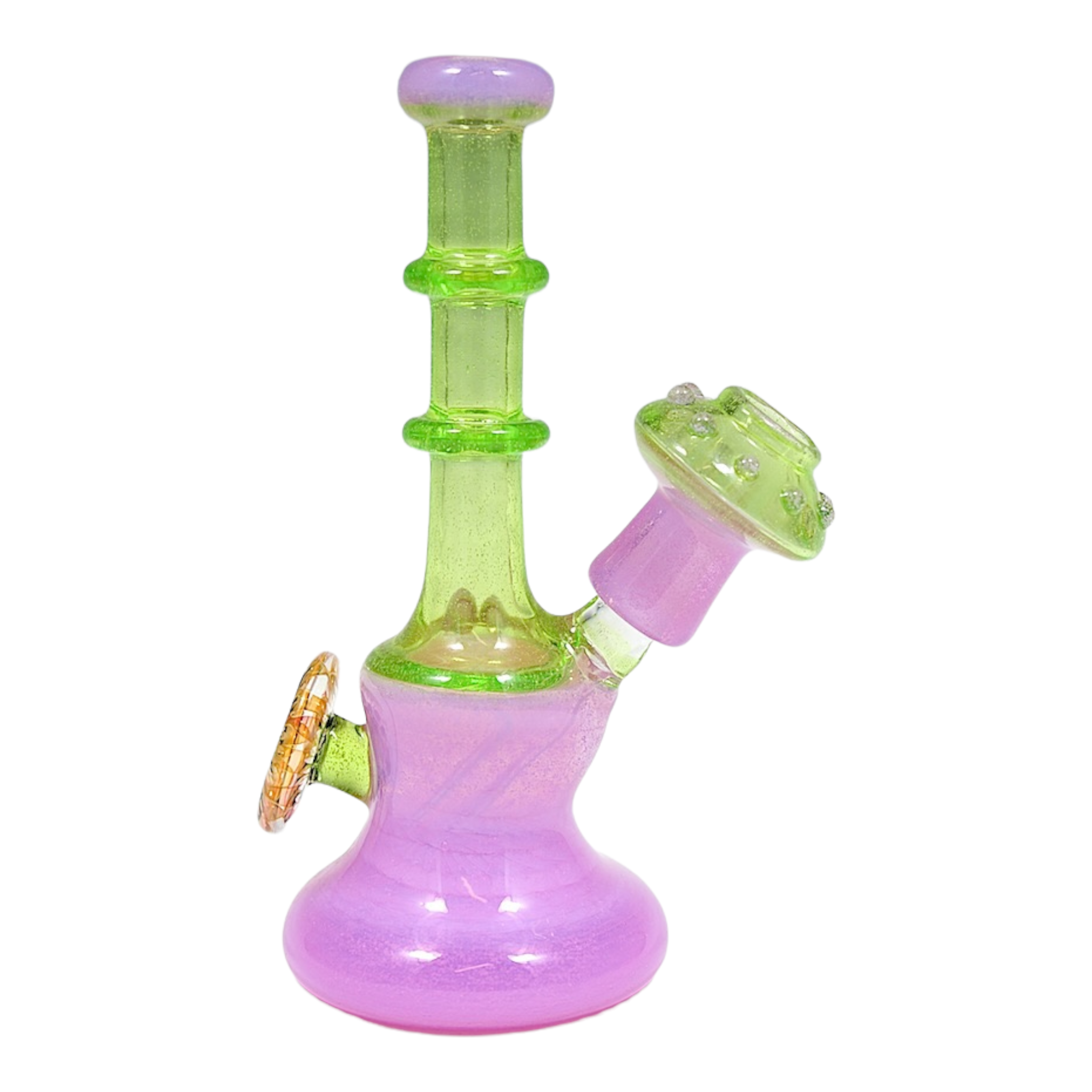 EBOX Glass - Custom Haterade Pink Slyme Minitube Dab Rig