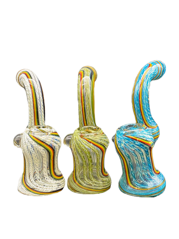 Rasta Linework With Color Stand Up Bubbler