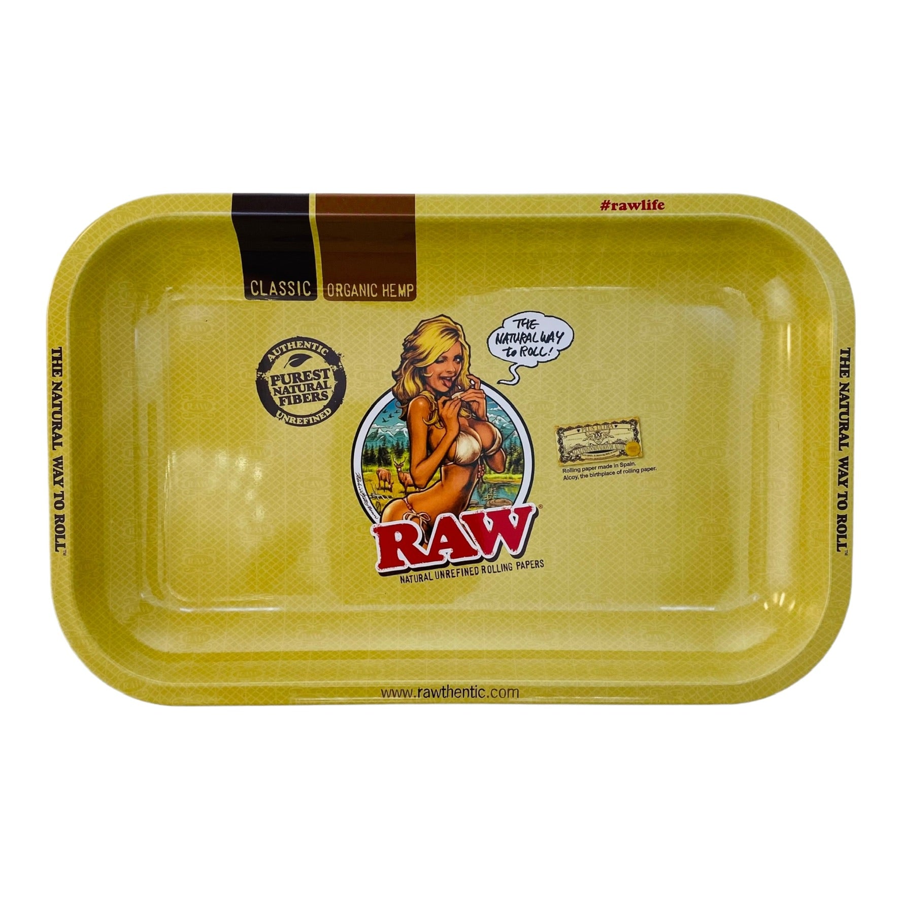 Raw Rolling Tray Medium Rolling Girl