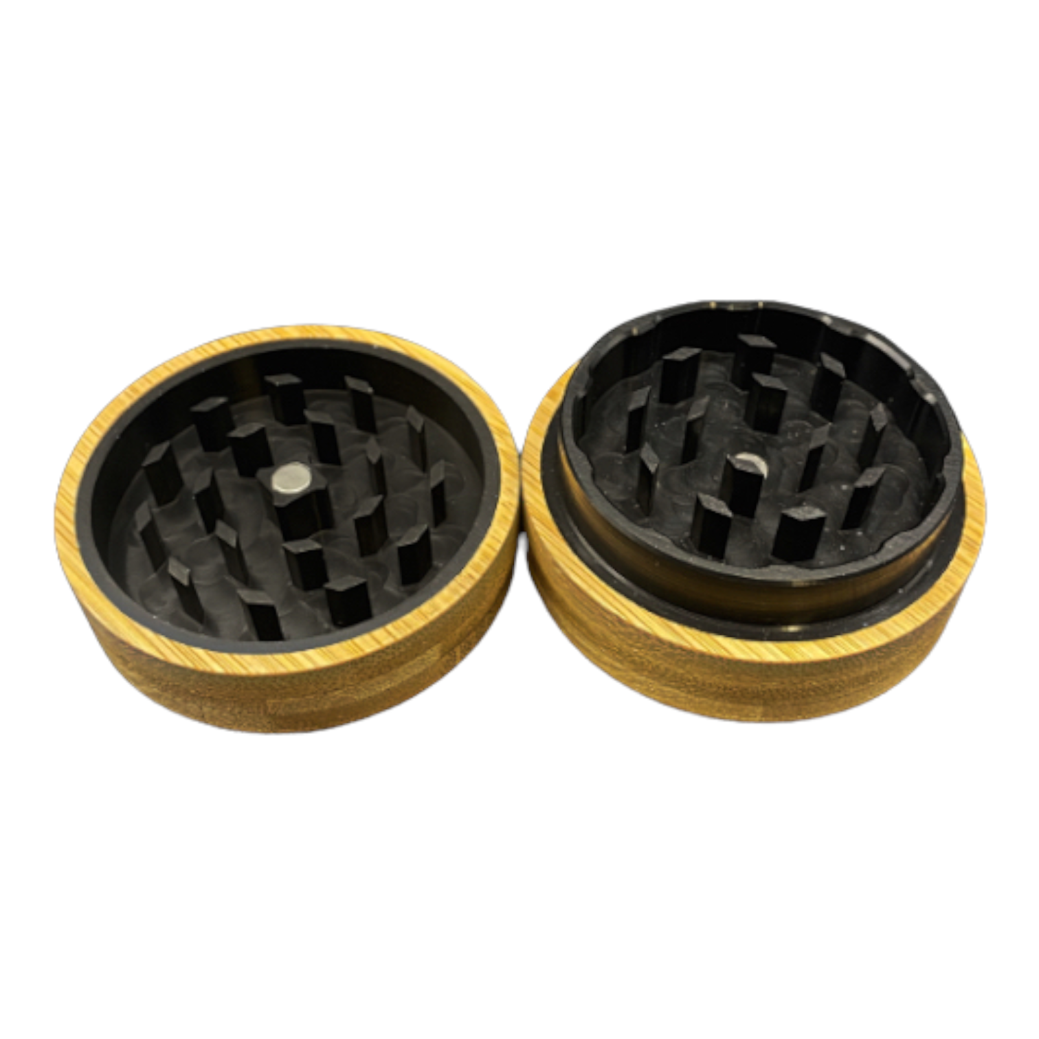 herb grinder Tahoe Grinders - Large Two Piece Bamboo Grinder With Bob Marley